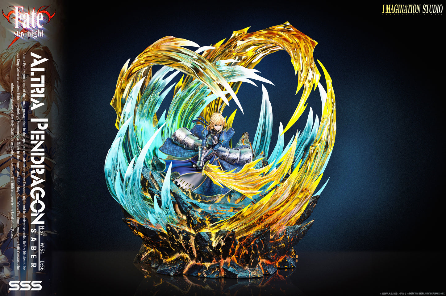 IMAGINATION STUDIO – FATE/STAY NIGHT: 1. ARTORIA PENDRAGON (SABER) [PRE-ORDER]