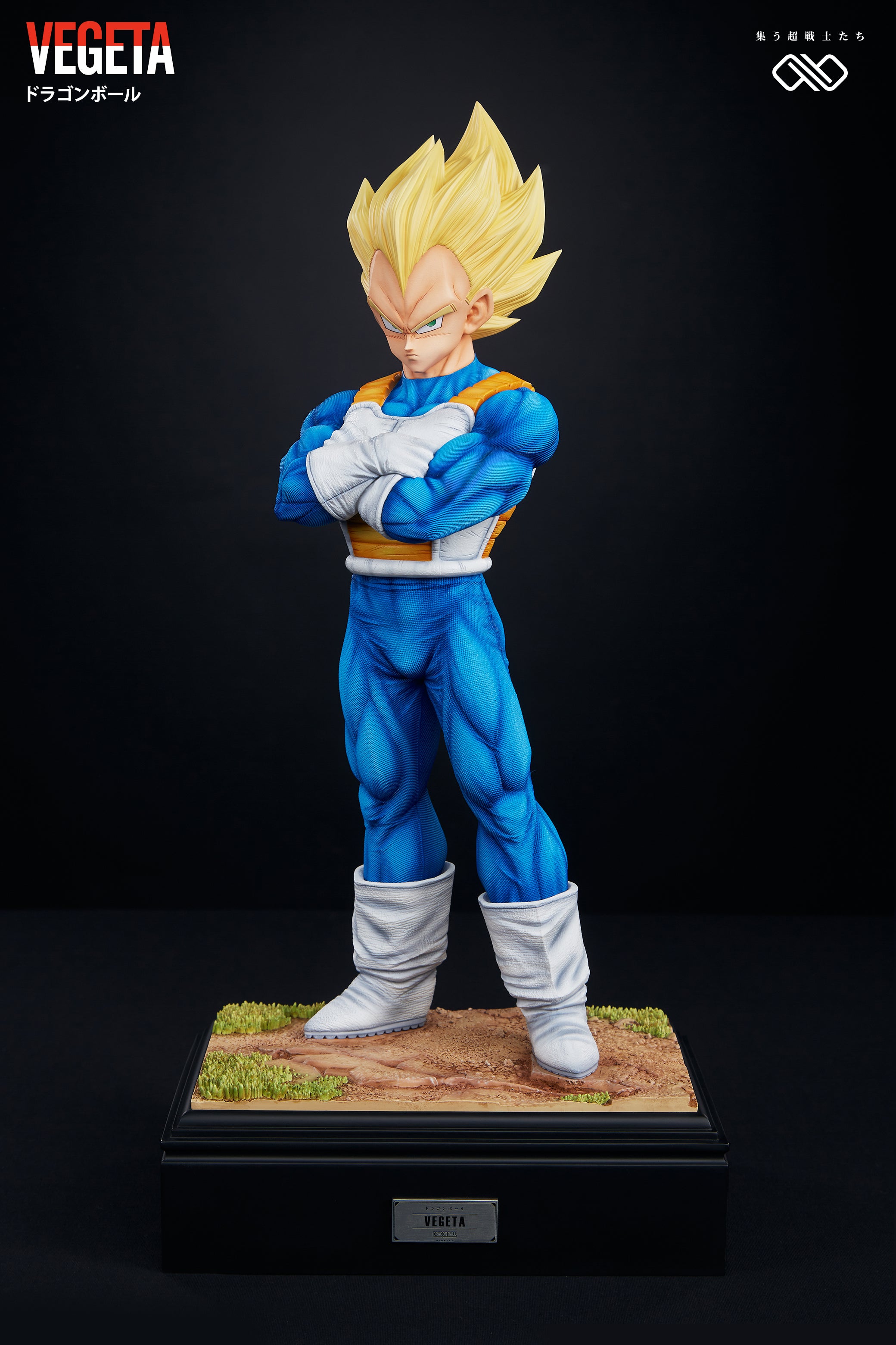 【※Tubasa】　タンクトップ　ブラックL（VEGETA+FRIEZA） Dragon Ball Z/GT/Super Solid Edge Works - The Departure