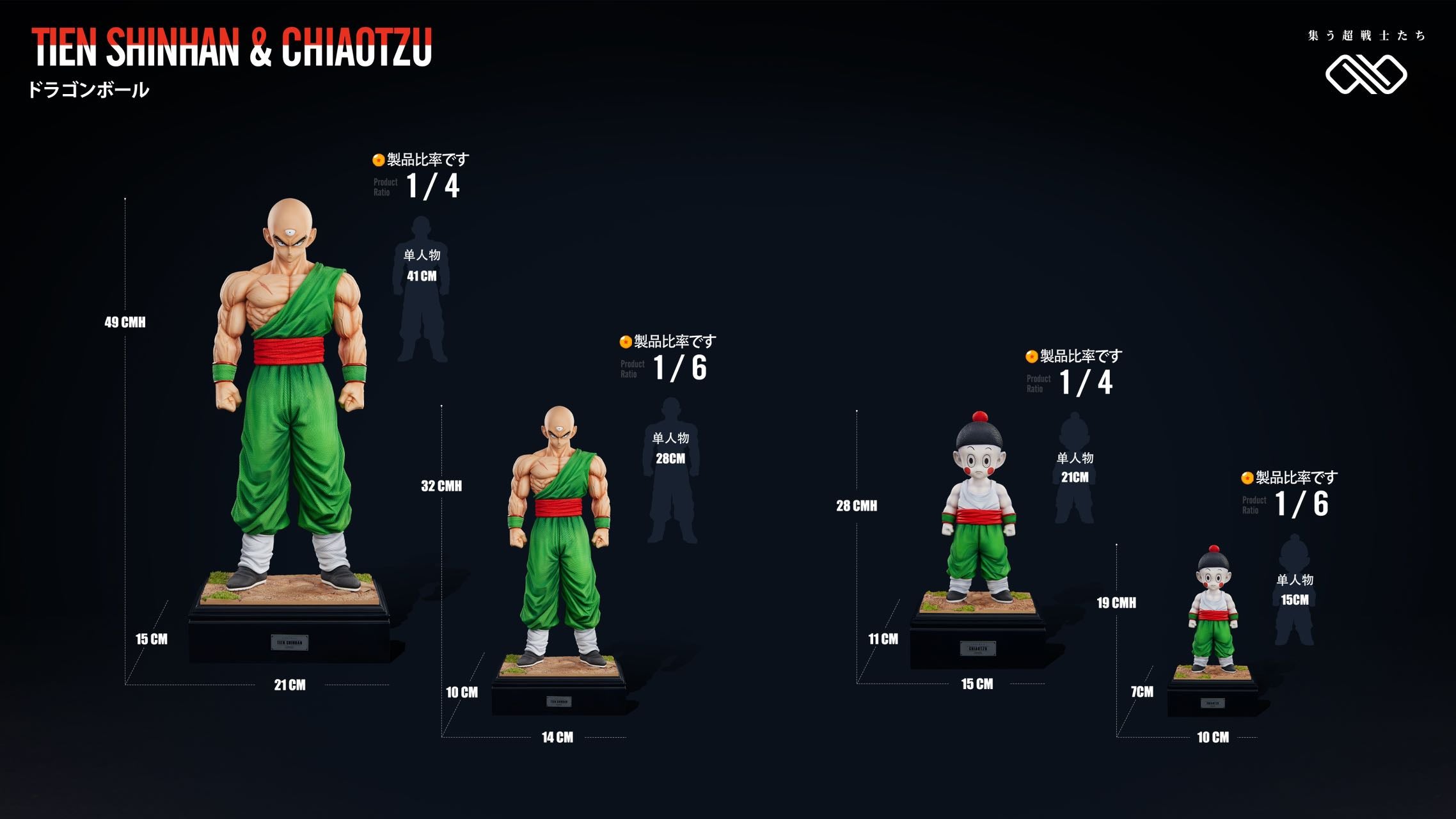 INFINITE STUDIO – DRAGON BALL Z: Z FIGHTER SERIES 5. TIEN AND