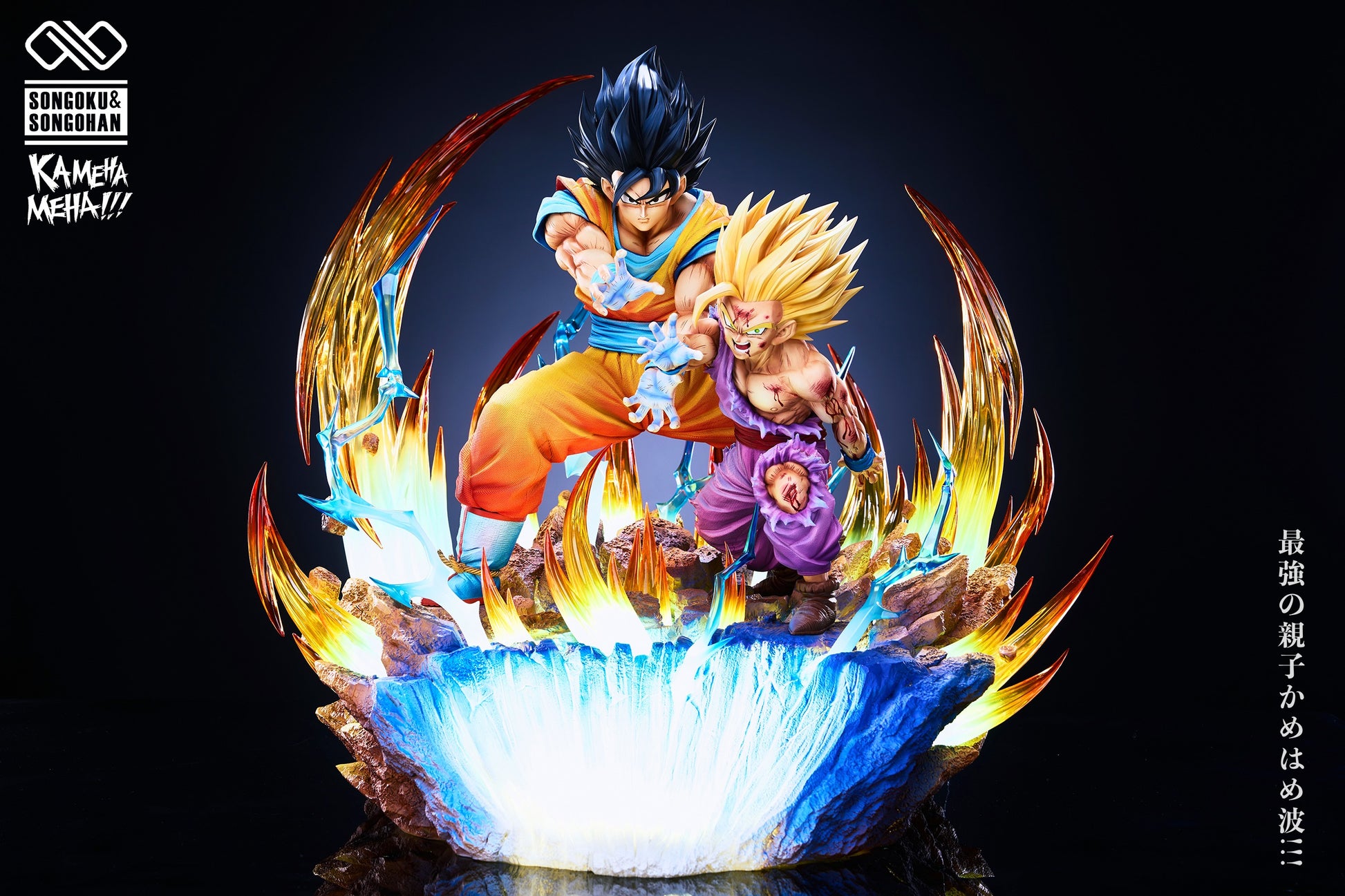 INFINITE STUDIO - DRAGON BALL Z DUO SCENE SERIES 1. FATHER-SON KAMEHAMEHA 9