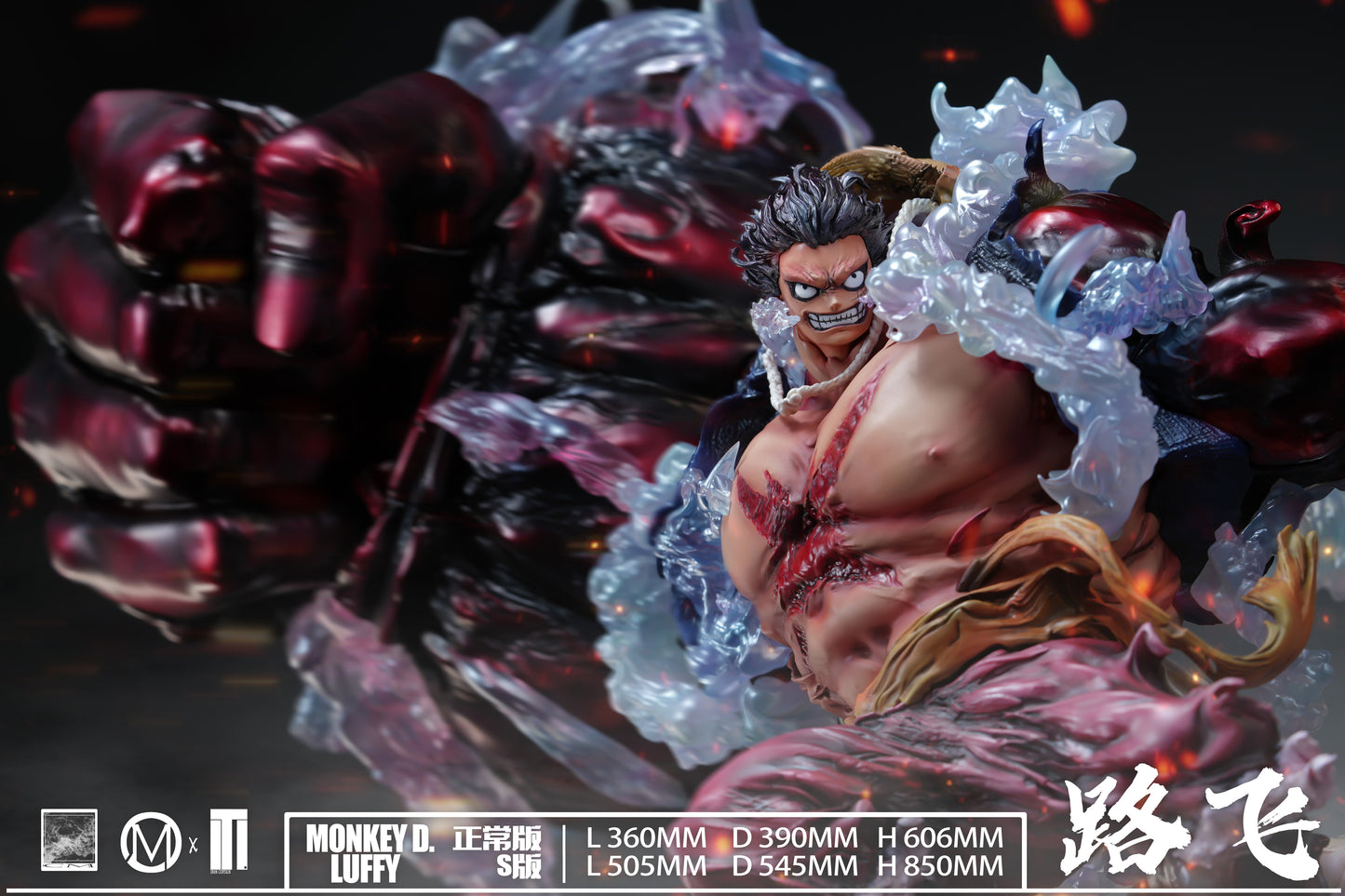 IRON CURTAIN x CM STUDIO – ONE PIECE: GEAR FOURTH LUFFY [PRE-ORDER]