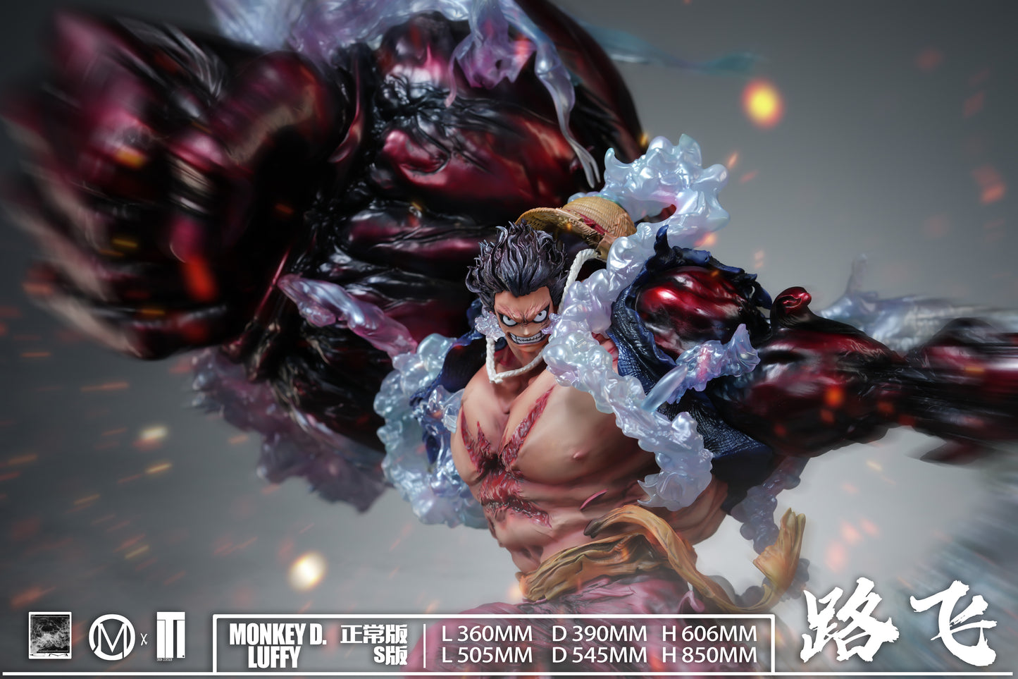 IRON CURTAIN x CM STUDIO – ONE PIECE: GEAR FOURTH LUFFY [PRE-ORDER]
