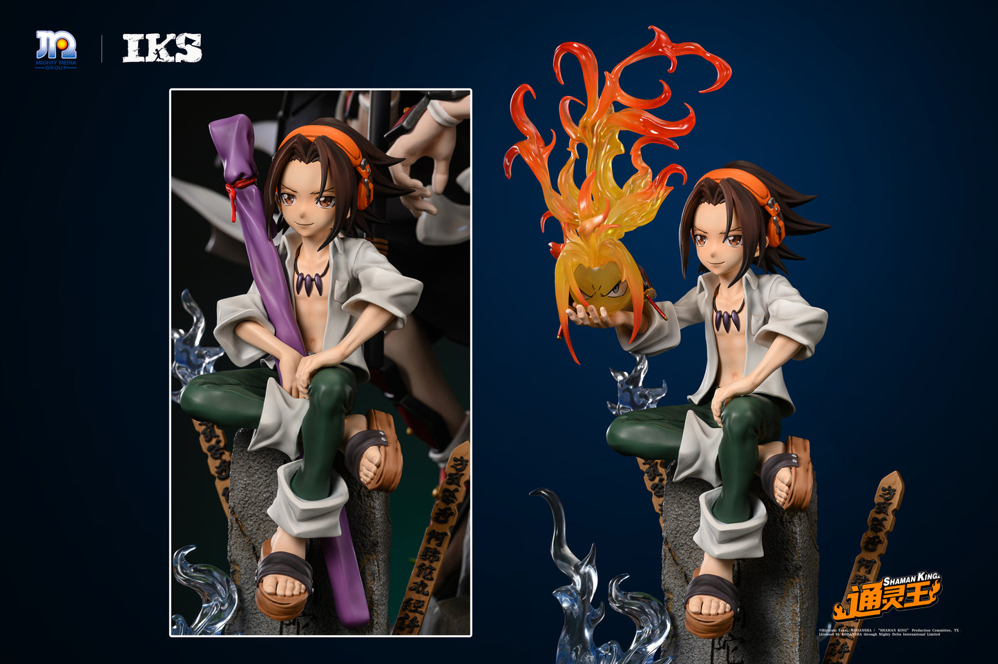 IRON KITE STUDIO – SHAMAN KING: ASAKURA YOH AND AMIDAMARU (LICENSED) [SOLD OUT]