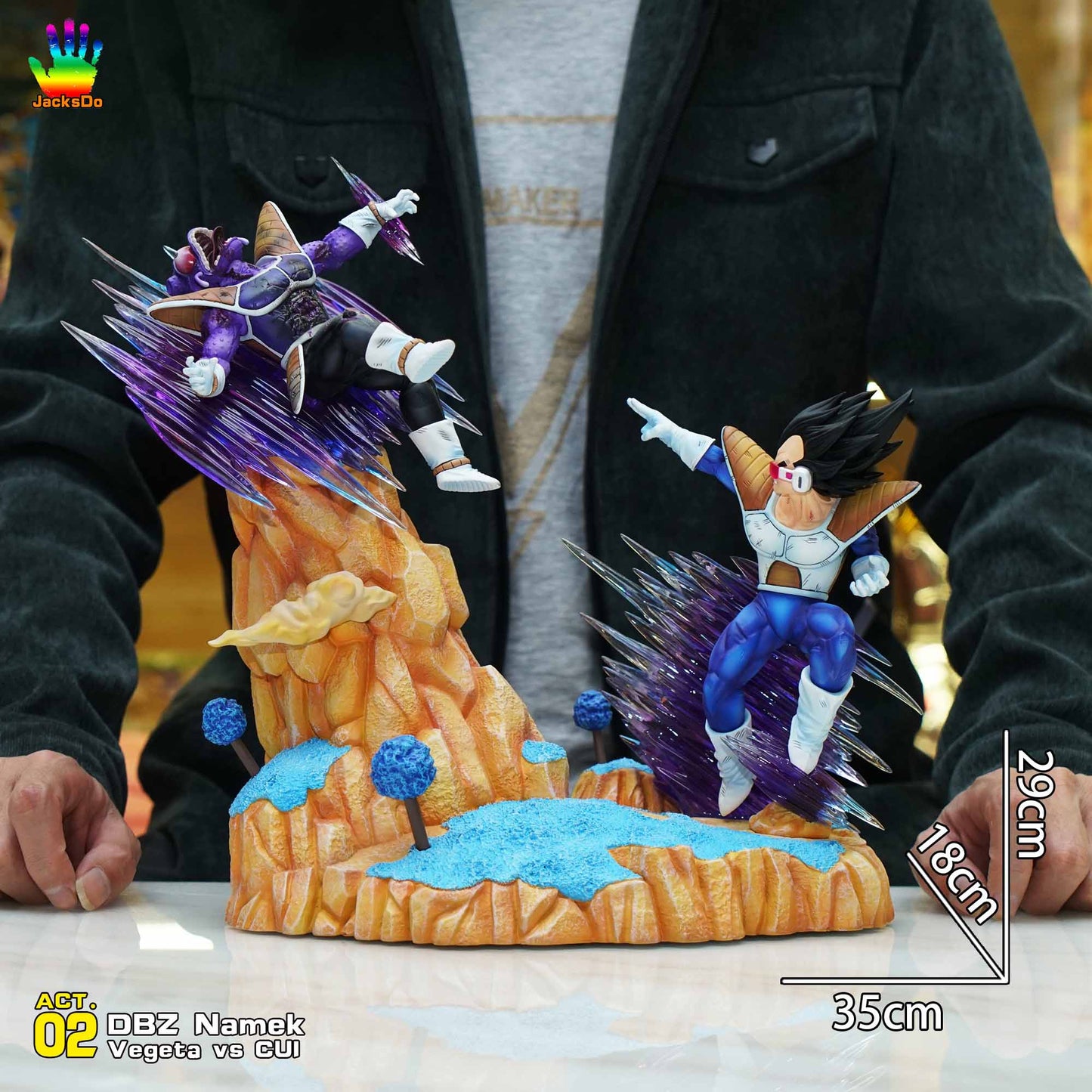 JACKSDO STUDIO – DRAGON BALL Z: NAMEK SERIES ACT.02 VEGETA VS CUI [PRE-ORDER]