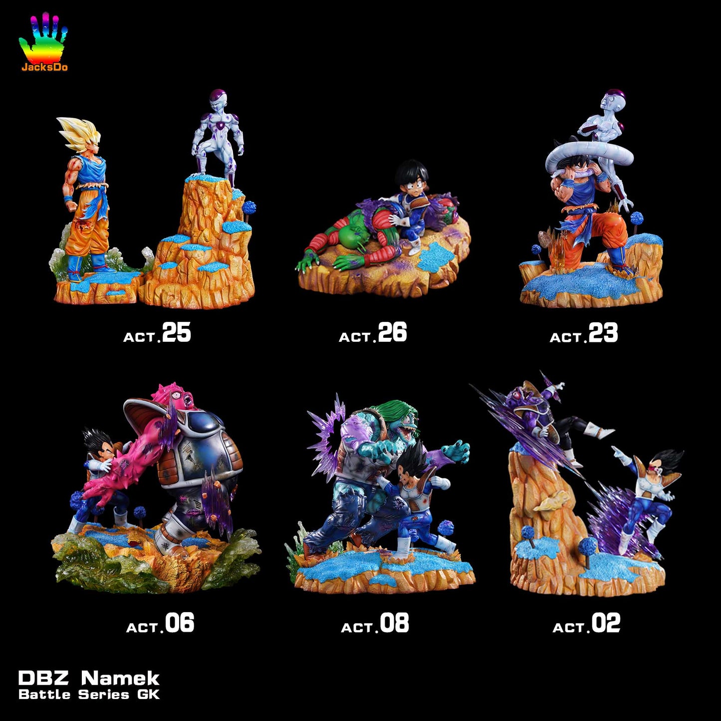 JACKSDO STUDIO – DRAGON BALL Z: NAMEK SERIES ACT.02 VEGETA VS CUI [PRE-ORDER]