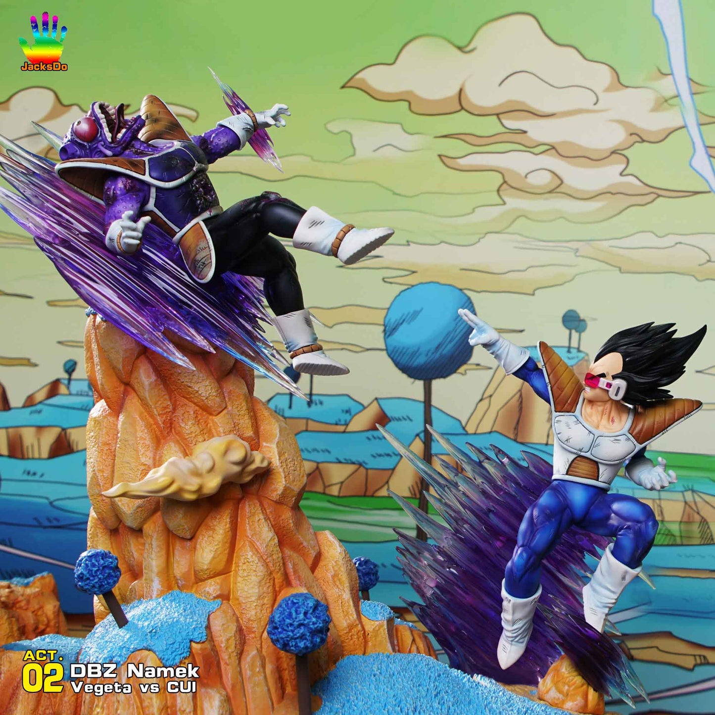 JACKSDO STUDIO – DRAGON BALL Z: NAMEK SERIES ACT.02 VEGETA VS CUI [PRE-ORDER]