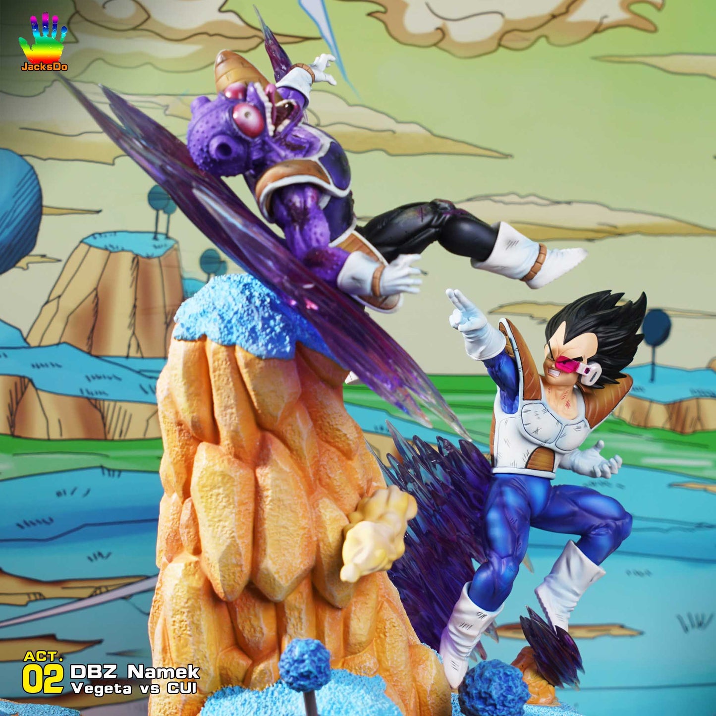 JACKSDO STUDIO – DRAGON BALL Z: NAMEK SERIES ACT.02 VEGETA VS CUI [PRE-ORDER]