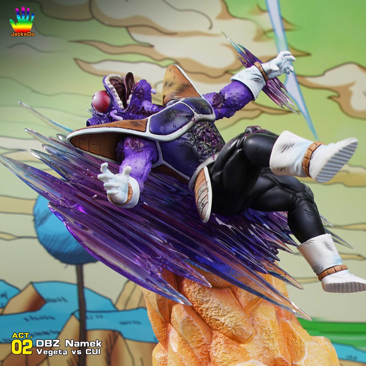 JACKSDO STUDIO – DRAGON BALL Z: NAMEK SERIES ACT.02 VEGETA VS CUI [PRE-ORDER]