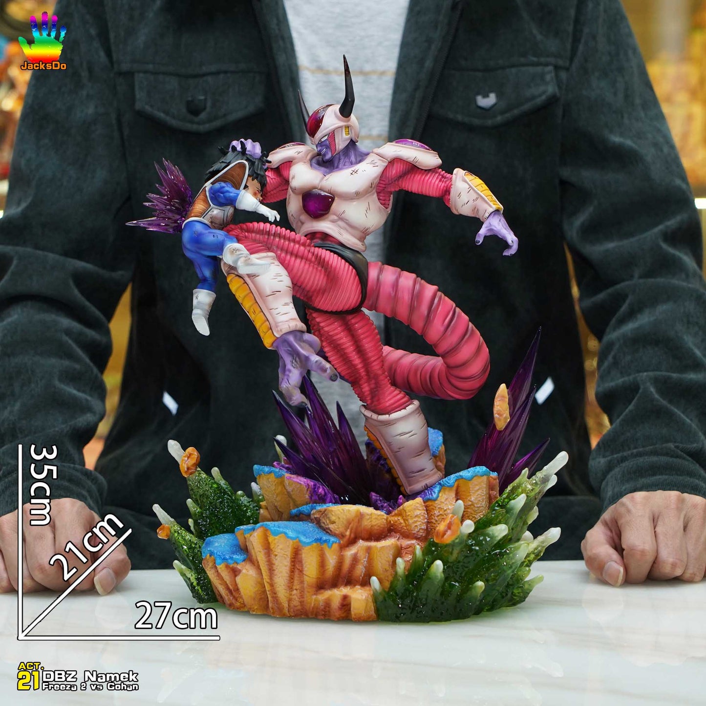 JACKSDO STUDIO – DRAGON BALL Z: NAMEK SERIES ACT.21 SECOND FORM FRIEZA VS GOHAN [PRE-ORDER]