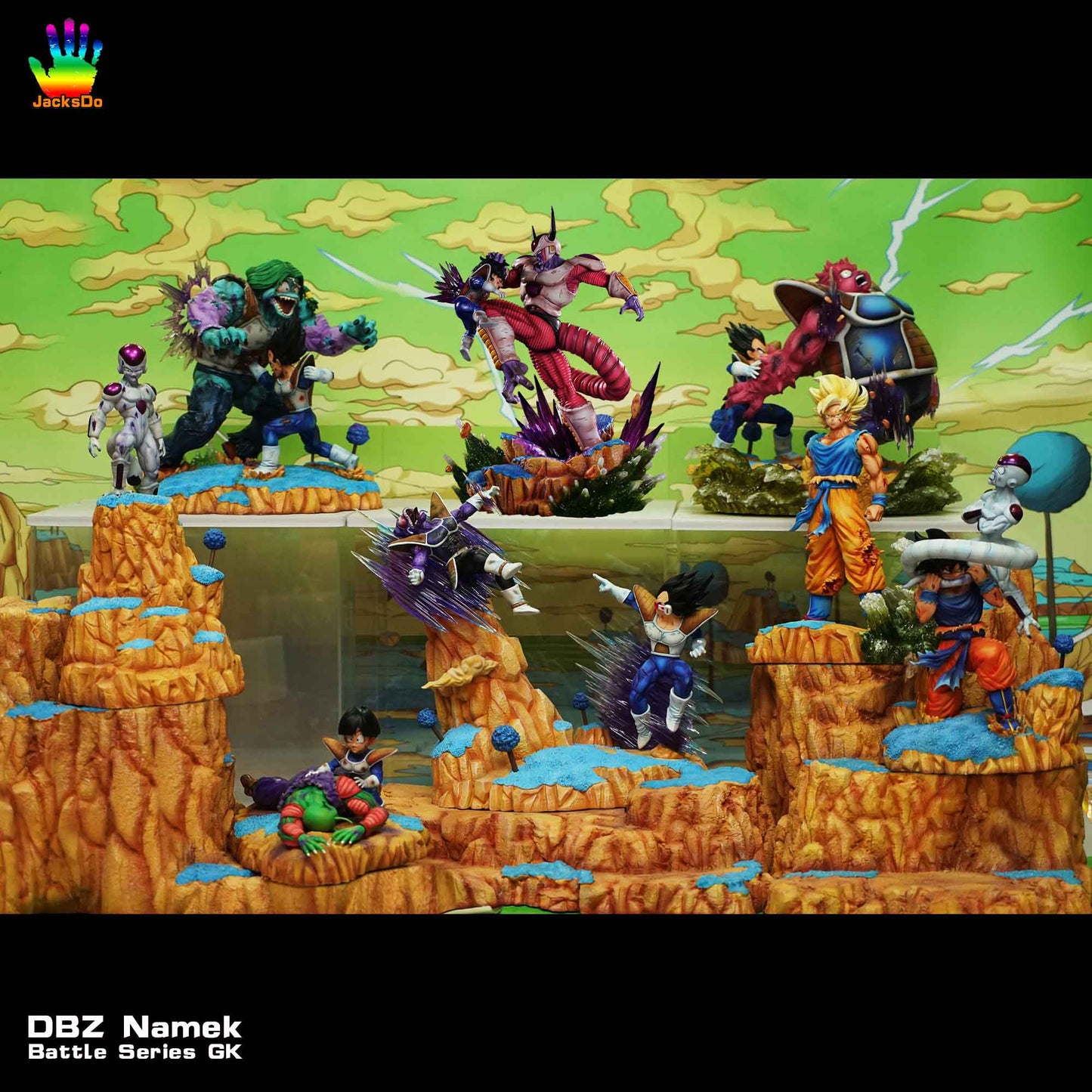 JACKSDO STUDIO – DRAGON BALL Z: NAMEK SERIES ACT.21 SECOND FORM FRIEZA VS GOHAN [PRE-ORDER]
