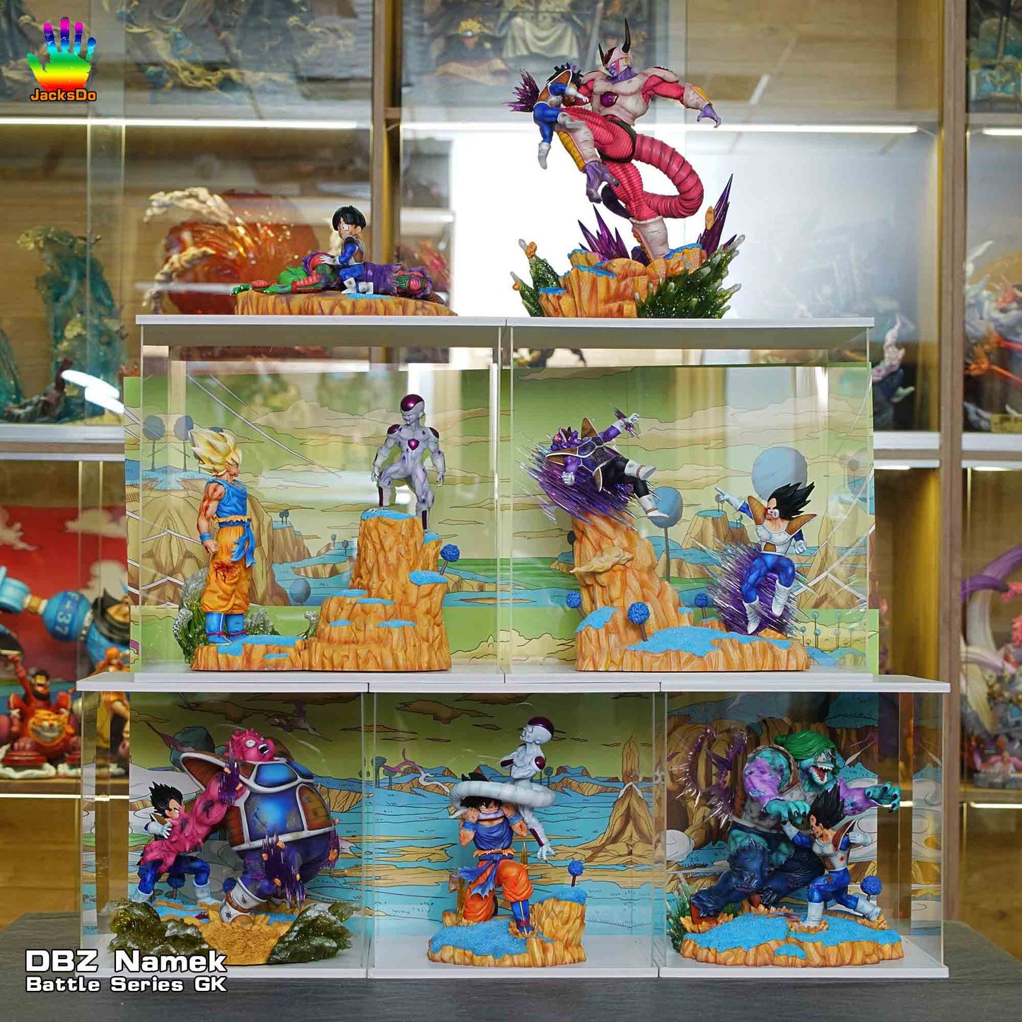 JACKSDO STUDIO – DRAGON BALL Z: NAMEK SERIES ACT.21 SECOND FORM FRIEZA VS GOHAN [PRE-ORDER]