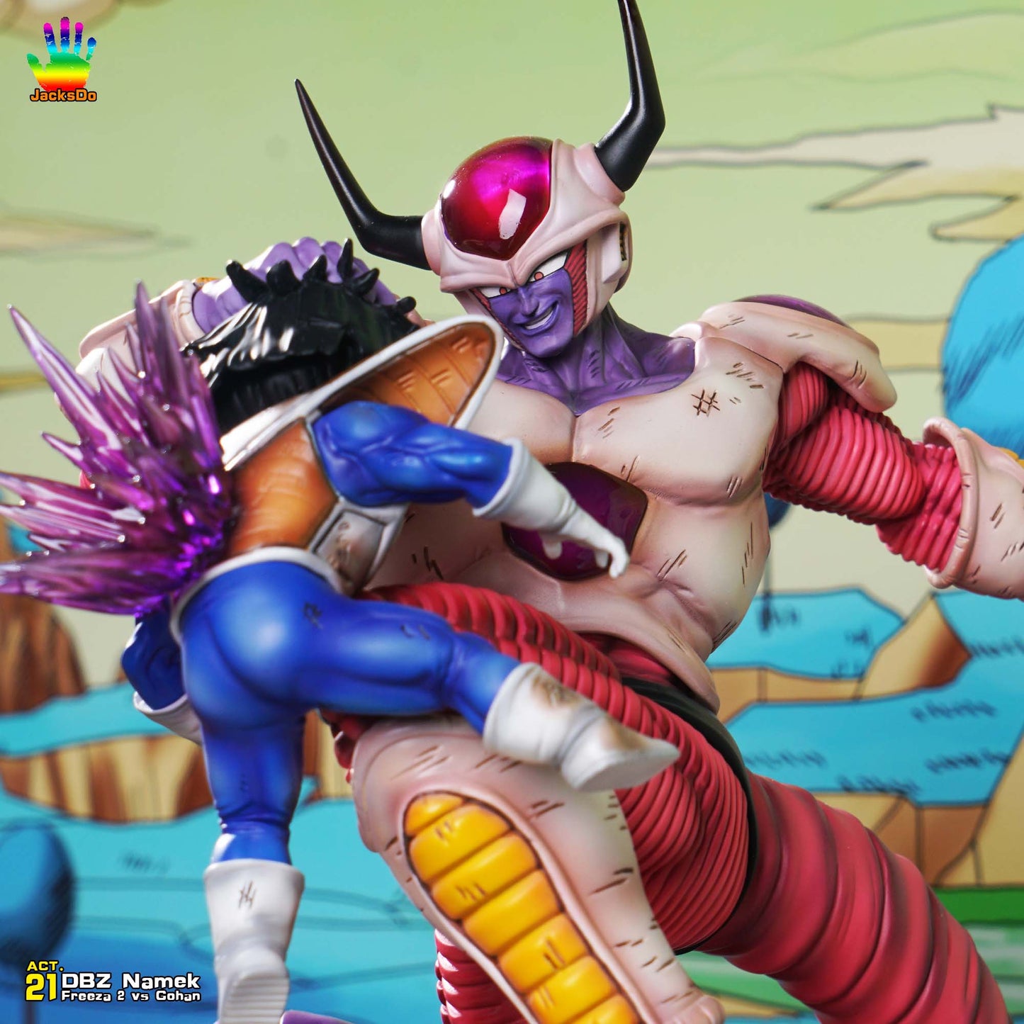 JACKSDO STUDIO – DRAGON BALL Z: NAMEK SERIES ACT.21 SECOND FORM FRIEZA VS GOHAN [PRE-ORDER]