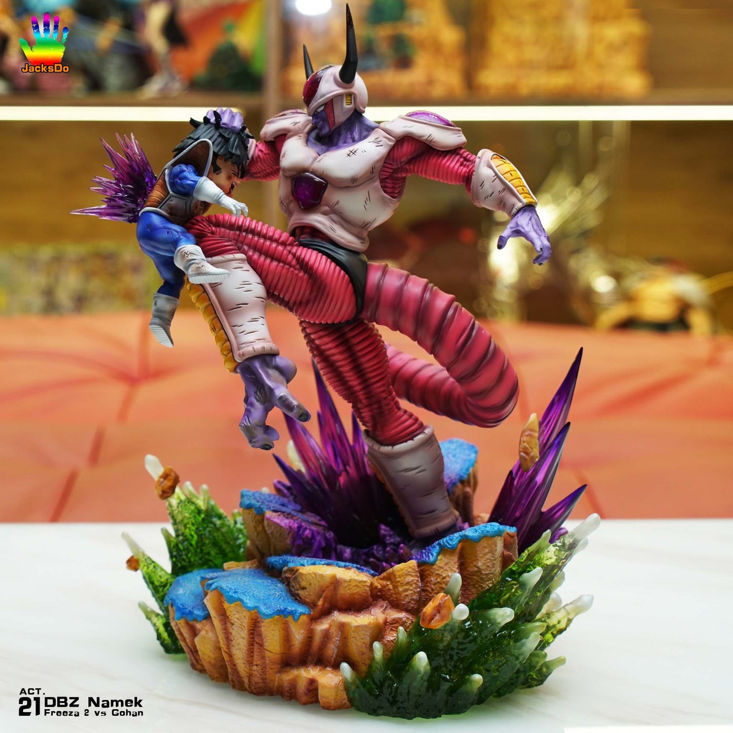 JACKSDO STUDIO – DRAGON BALL Z: NAMEK SERIES ACT.21 SECOND FORM FRIEZA VS GOHAN [PRE-ORDER]