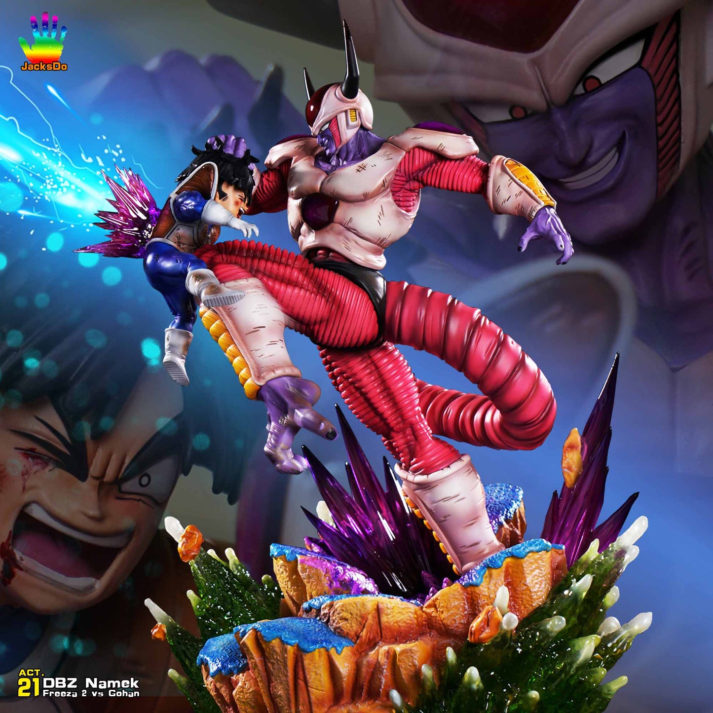 JACKSDO STUDIO – DRAGON BALL Z: NAMEK SERIES ACT.21 SECOND FORM FRIEZA VS GOHAN [PRE-ORDER]