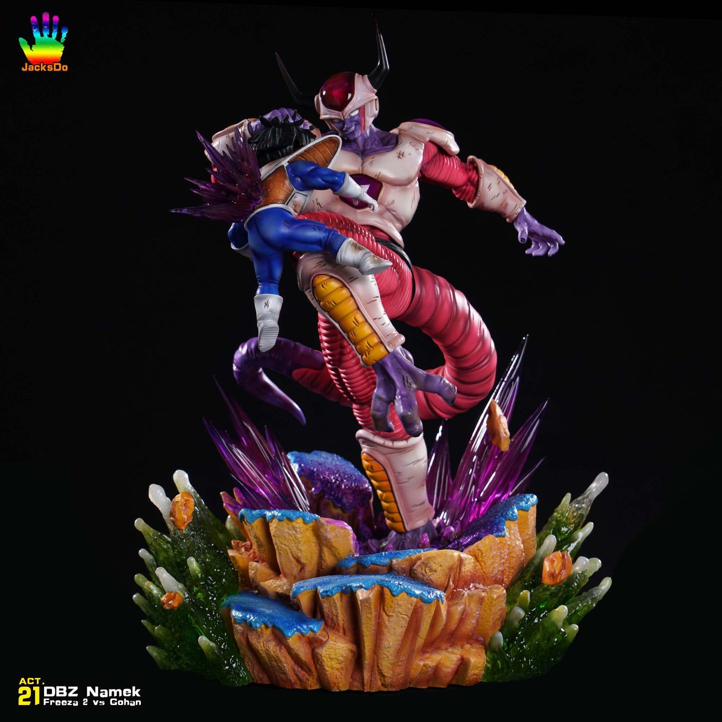 JACKSDO STUDIO – DRAGON BALL Z: NAMEK SERIES ACT.21 SECOND FORM FRIEZA VS GOHAN [PRE-ORDER]