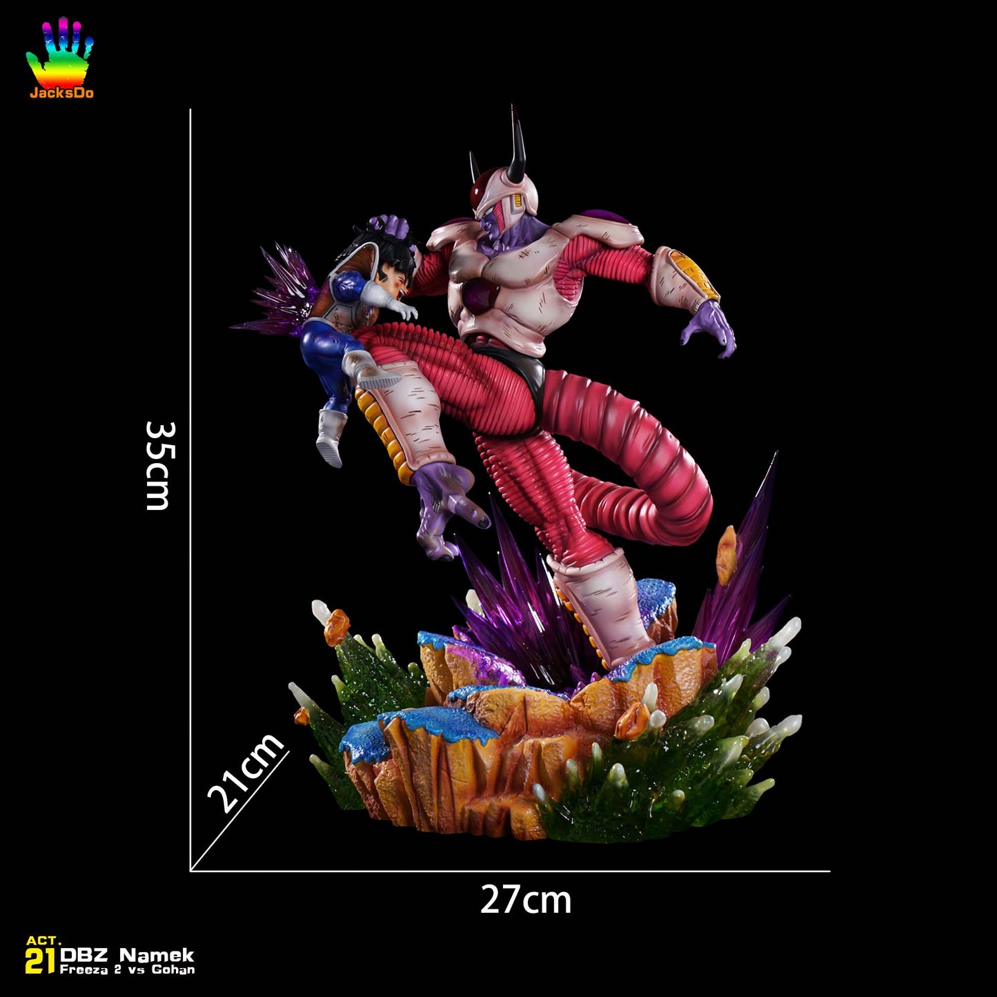 JACKSDO STUDIO – DRAGON BALL Z: NAMEK SERIES ACT.21 SECOND FORM FRIEZA VS GOHAN [PRE-ORDER]