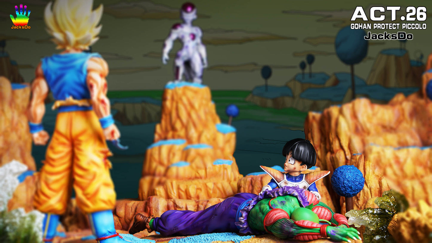 JACKSDO STUDIO – DRAGON BALL Z: NAMEK SERIES ACT.26 GOHAN PROTECTS PICCOLO [PRE-ORDER]