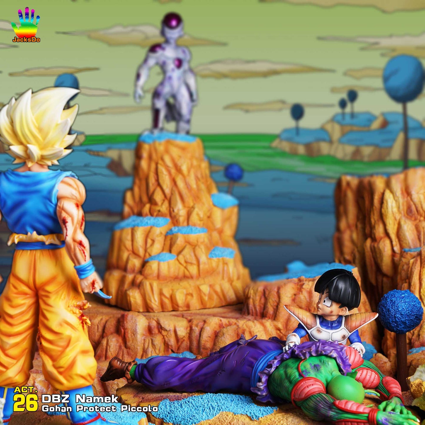 JACKSDO STUDIO – DRAGON BALL Z: NAMEK SERIES ACT.26 GOHAN PROTECTS PICCOLO [PRE-ORDER]