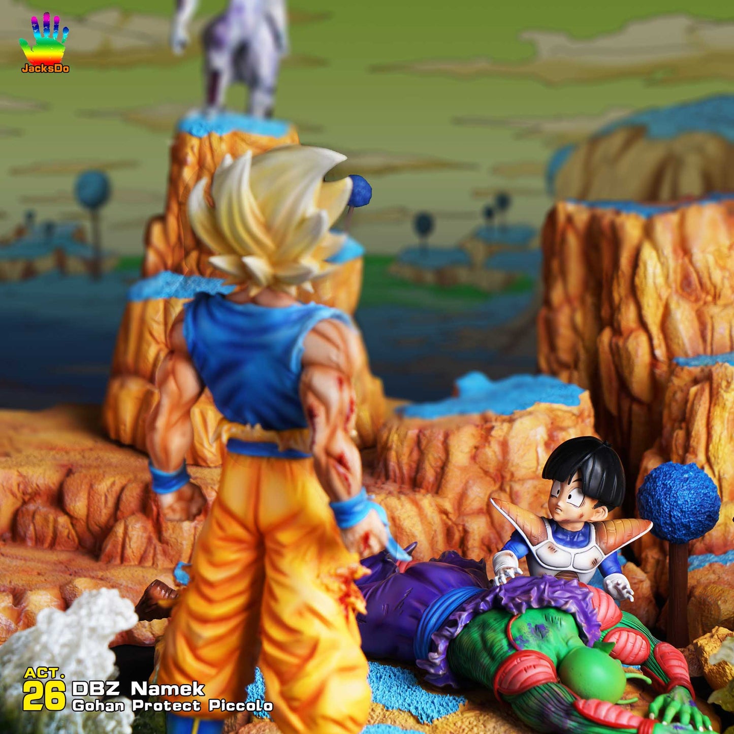 JACKSDO STUDIO – DRAGON BALL Z: NAMEK SERIES ACT.26 GOHAN PROTECTS PICCOLO [PRE-ORDER]