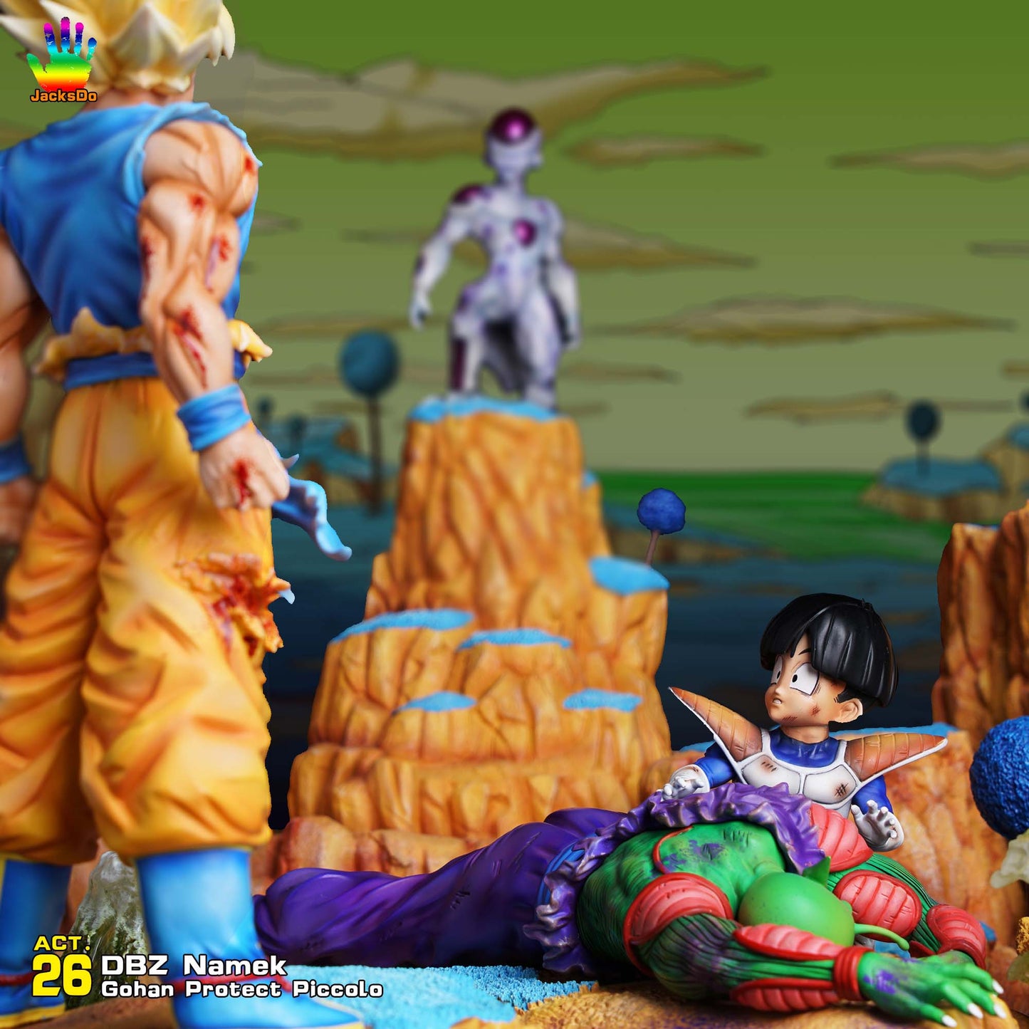 JACKSDO STUDIO – DRAGON BALL Z: NAMEK SERIES ACT.26 GOHAN PROTECTS PICCOLO [PRE-ORDER]