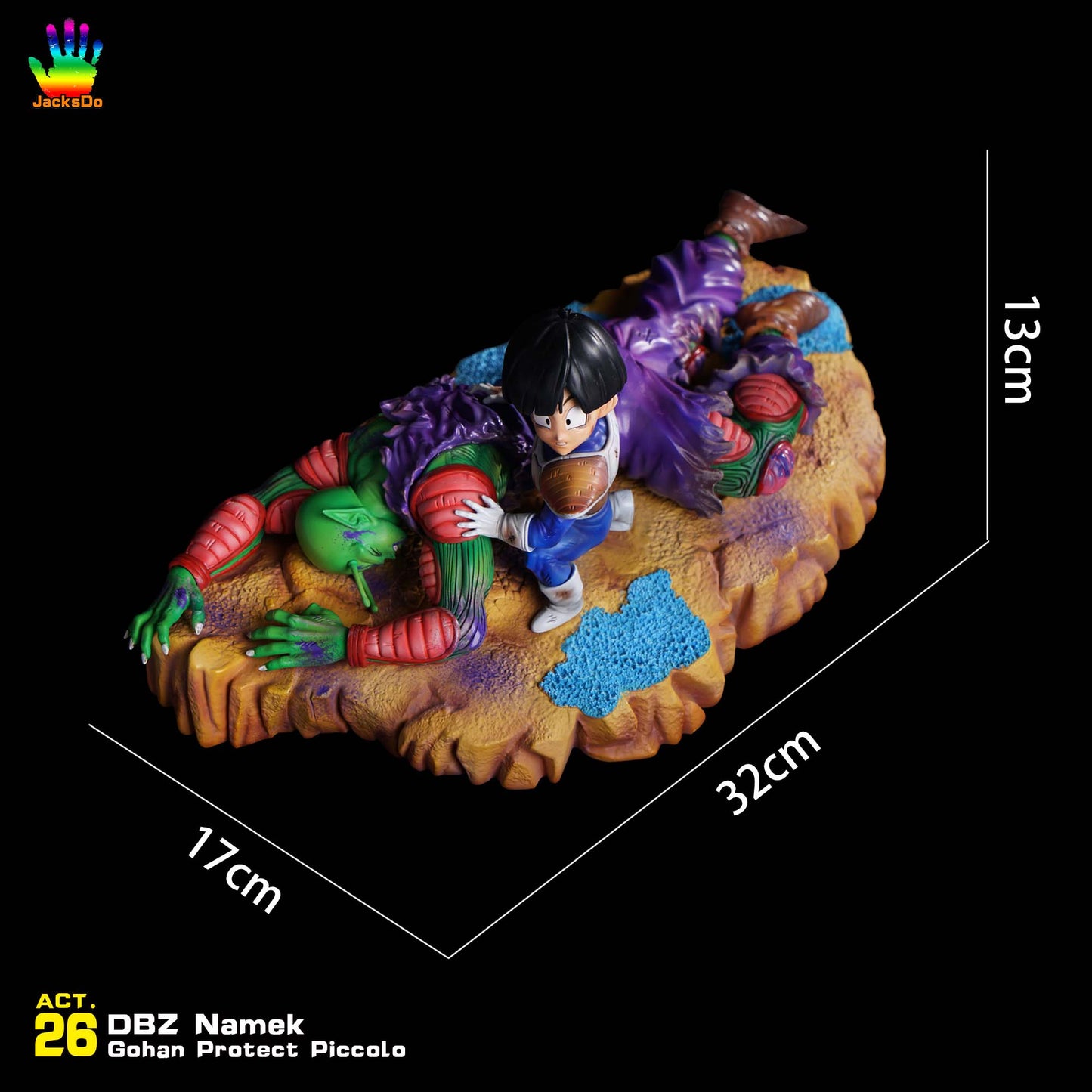 JACKSDO STUDIO – DRAGON BALL Z: NAMEK SERIES ACT.26 GOHAN PROTECTS PICCOLO [PRE-ORDER]