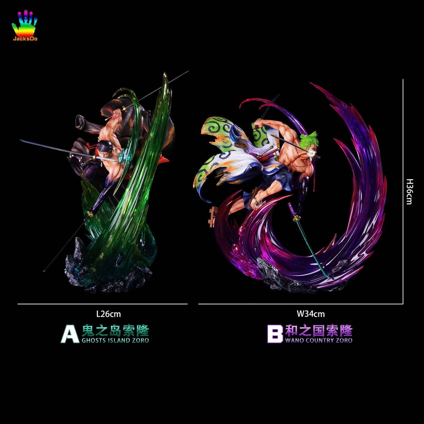 JACKSDO STUDIO – ONE PIECE: ONIGASHIMA AND WANO COUNTRY ARC ZORO [PRE-ORDER]