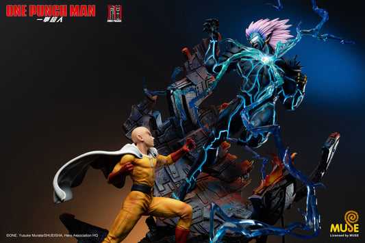 Jimei Palace One Punch Man Saitama vs Boros Statue $1649.99 ($1749.99) + more up to 15% off FF Collectibles Stocktake Sale