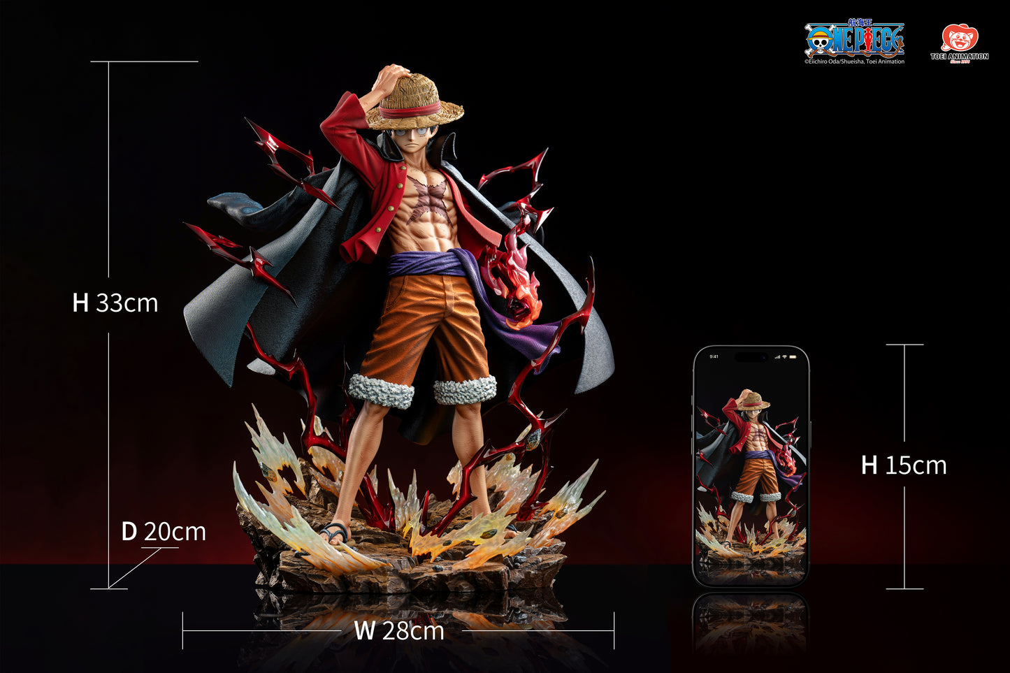 JIMEI PALACE STUDIO – ONE PIECE: LEGENDARY SERIES 1. MONKEY D. LUFFY 1/6 (LICENSED) [PRE-ORDER]