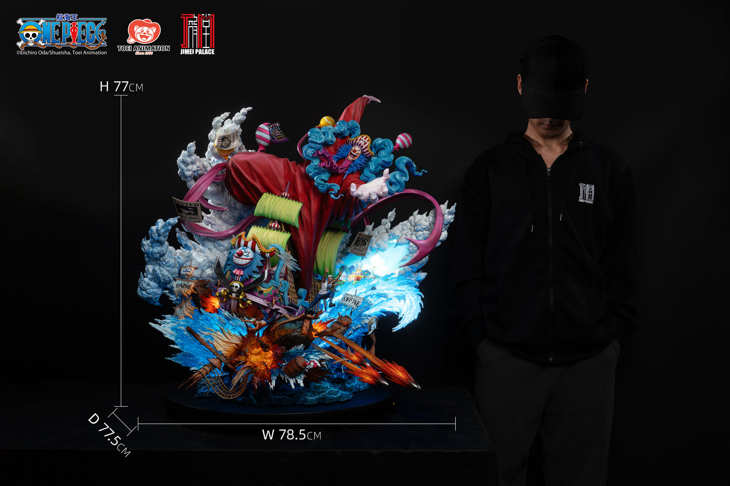 JIMEI PALACE STUDIO – ONE PIECE: MASTERPIECE SERIES 2. BUGGY (LICENSED) [PRE-ORDER]