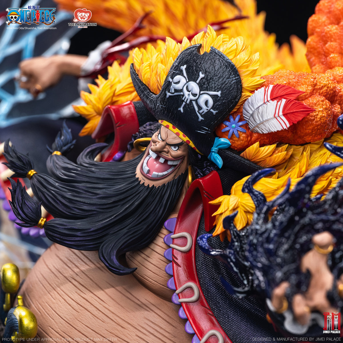 JIMEI PALACE - ONE PIECE LEGENDARY YONKO SERIES, BLACKBEARD 16 (LICENSED) 2
