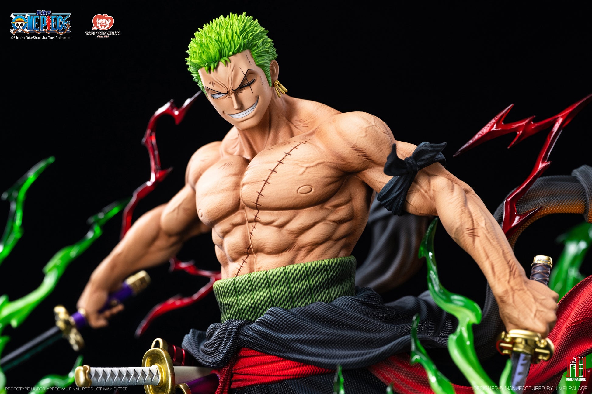 JIMEI PALACE STUDIO - ONE PIECE LEGENDARY SERIES 2. RORONOA ZORO 16 (LICENSED) 4