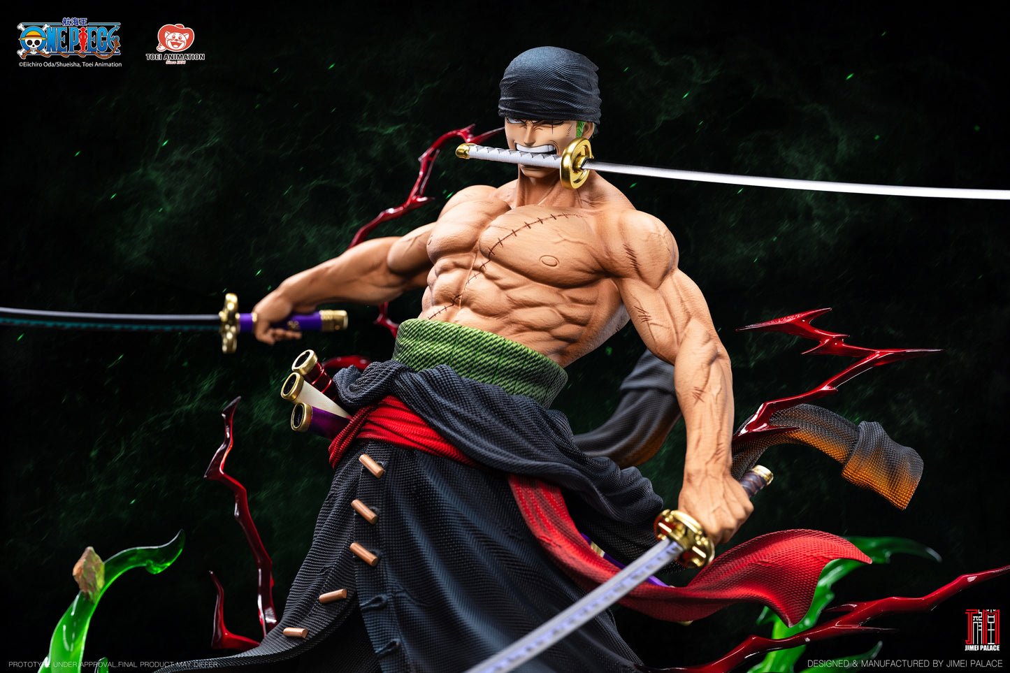 JIMEI PALACE STUDIO - ONE PIECE LEGENDARY SERIES 2. RORONOA ZORO 16 (LICENSED) 5