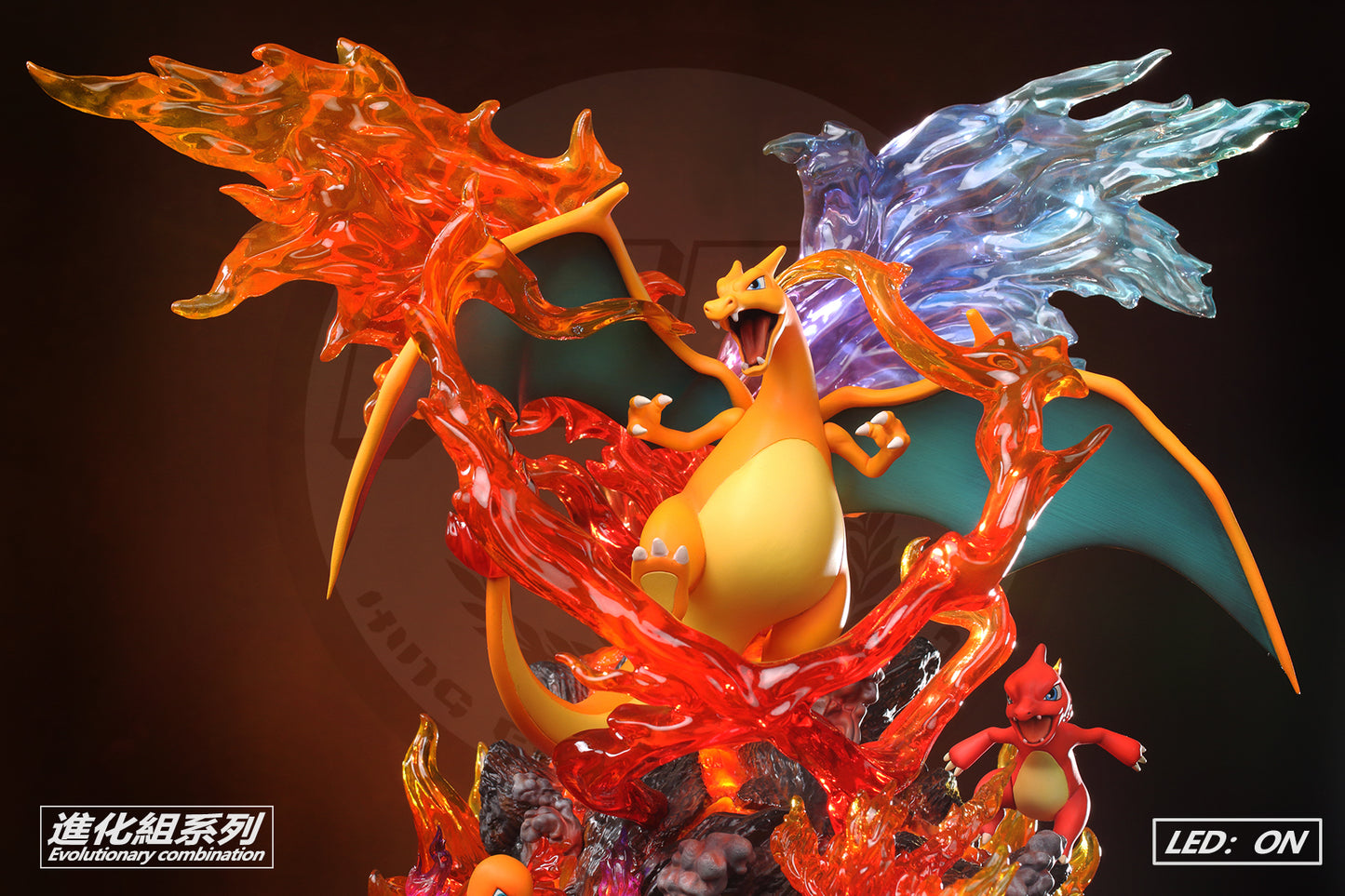 KING FINGER STUDIO – POKEMON: CHARIZARD FAMILY EVOLUTIONARY SERIES [IN STOCK]