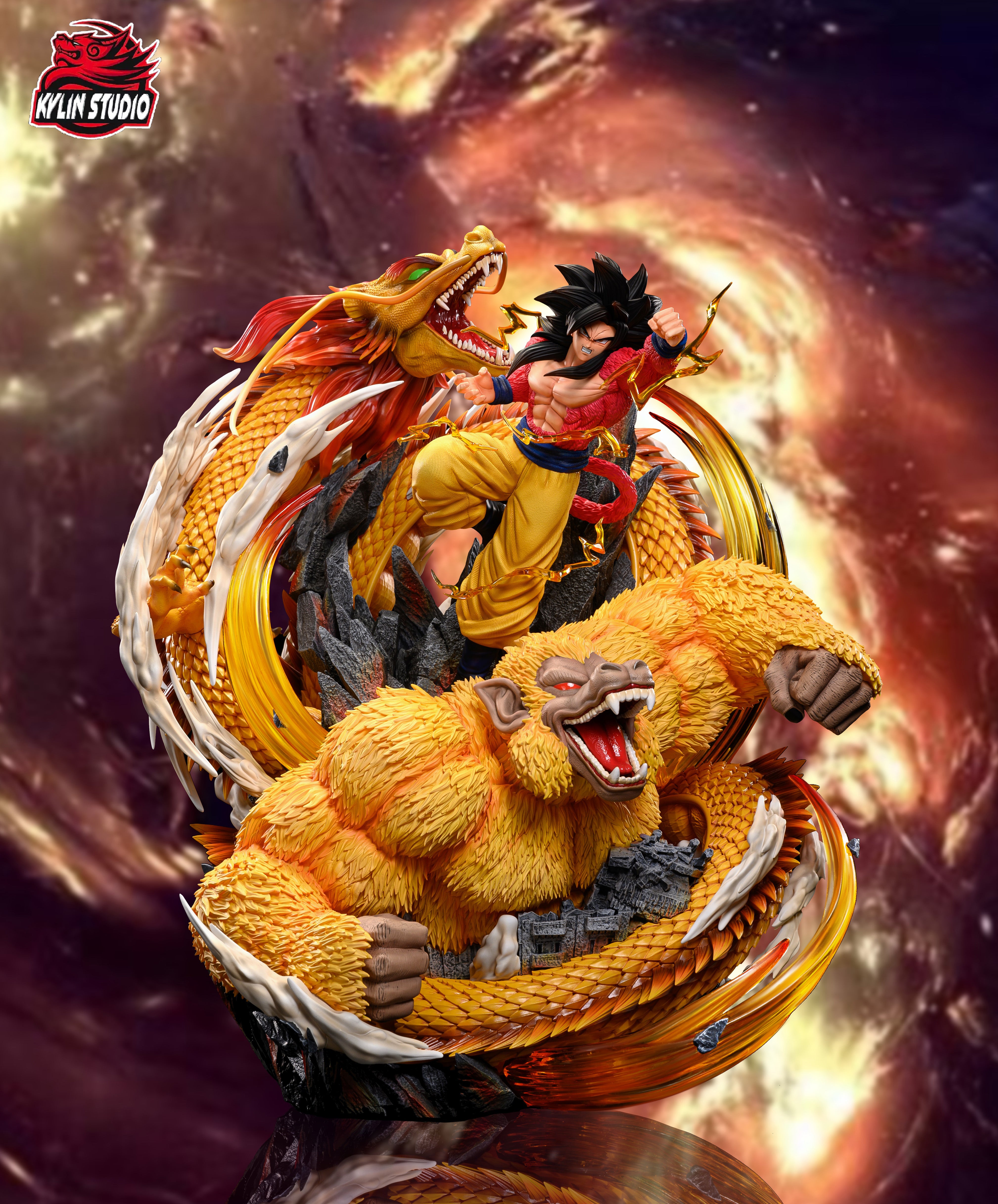 りんりん様 KYLIN STUDIO – DRAGON BALL GT: SUPER SAIYAN 4 DRAGON FIST GOKU