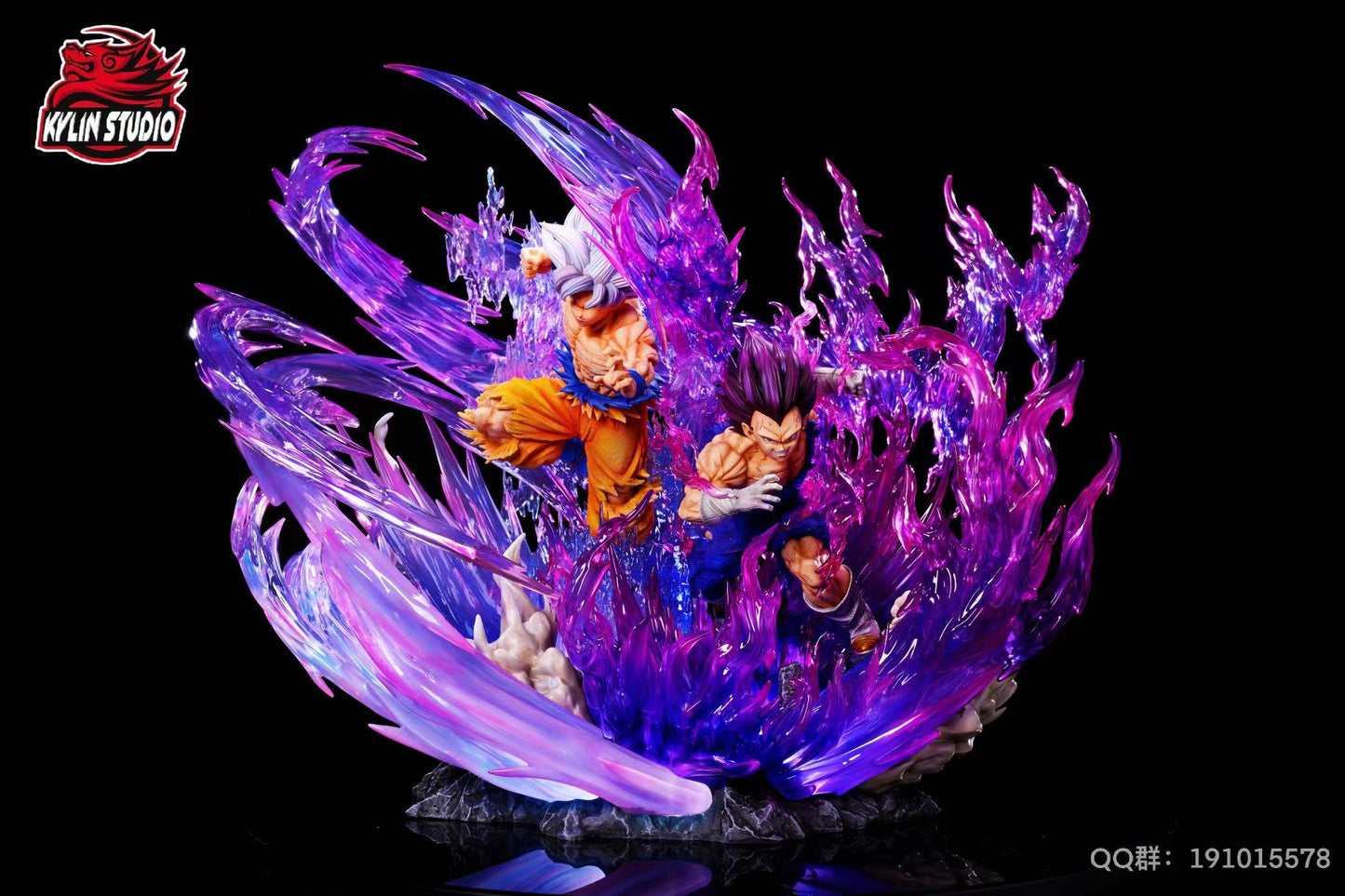 KYLIN STUDIO – DRAGON BALL SUPER: CLASSIC CHARACTER SERIES 10. ULTRA INSTINCT GOKU AND ULTRA EGO VEGETA [IN STOCK]