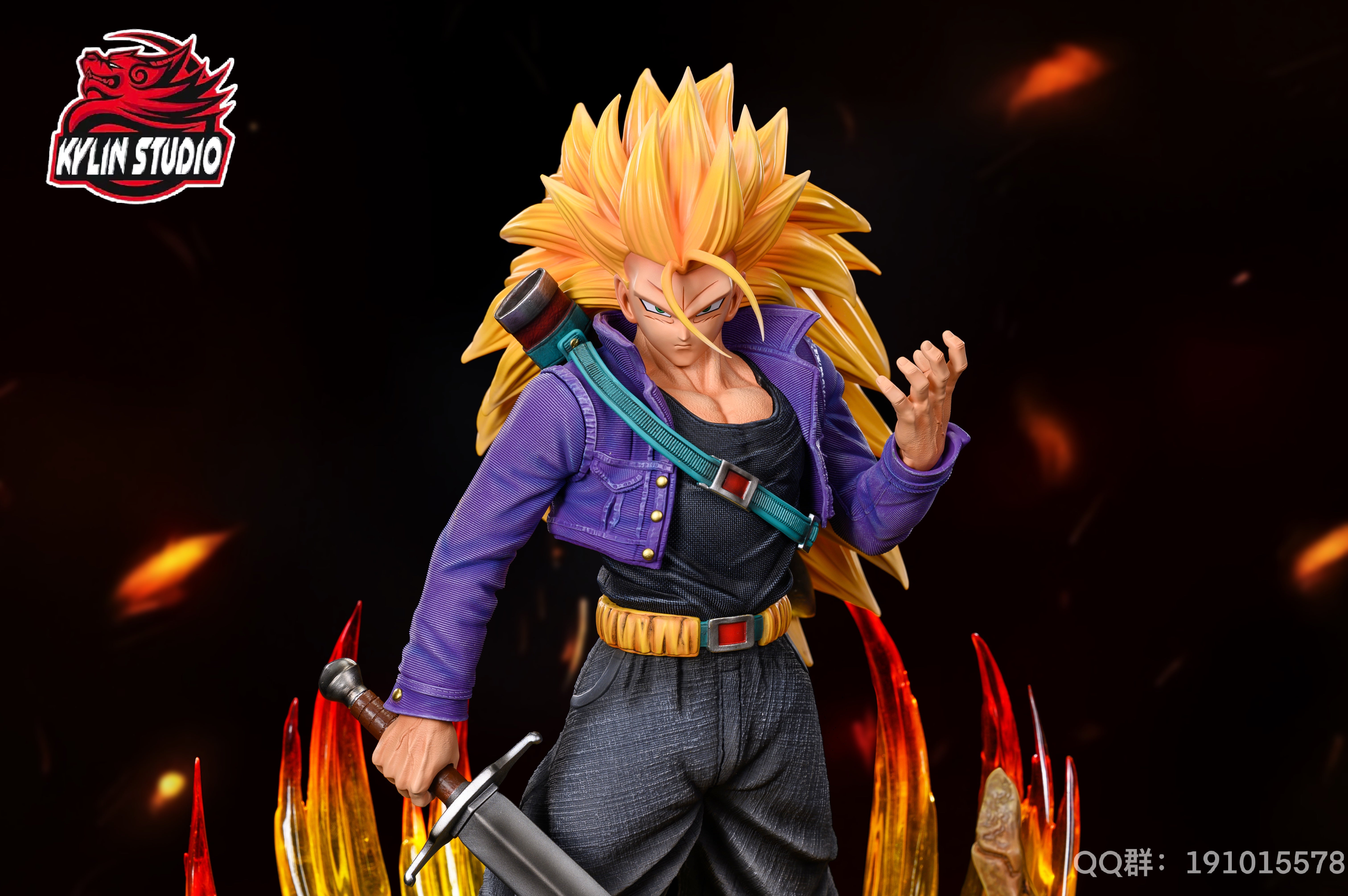 KYLIN STUDIO – DRAGON BALL Z: SUPER SAIYAN 3 SERIES, TRUNKS [IN