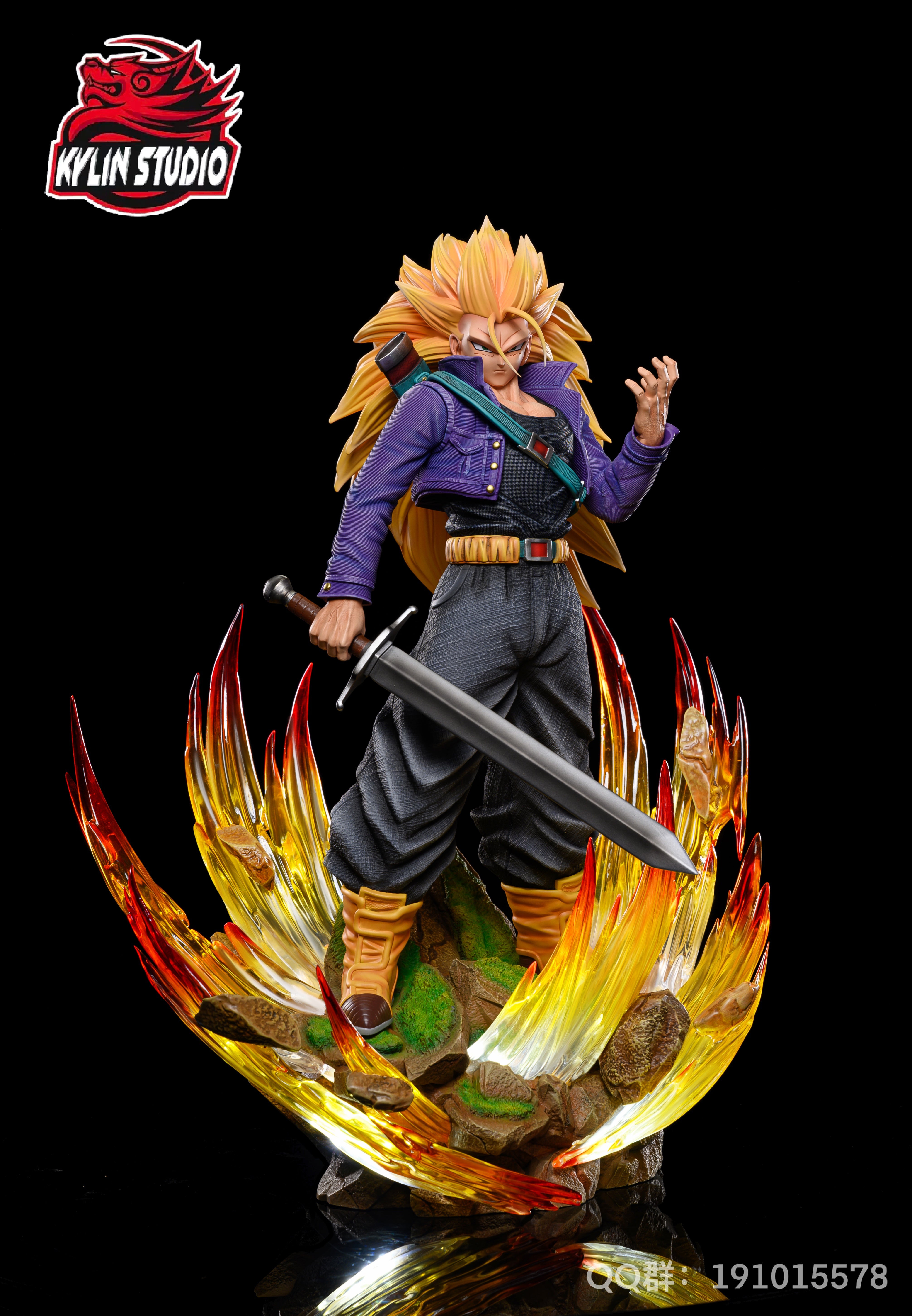 KYLIN STUDIO – DRAGON BALL Z: SUPER SAIYAN 3 SERIES, TRUNKS [IN