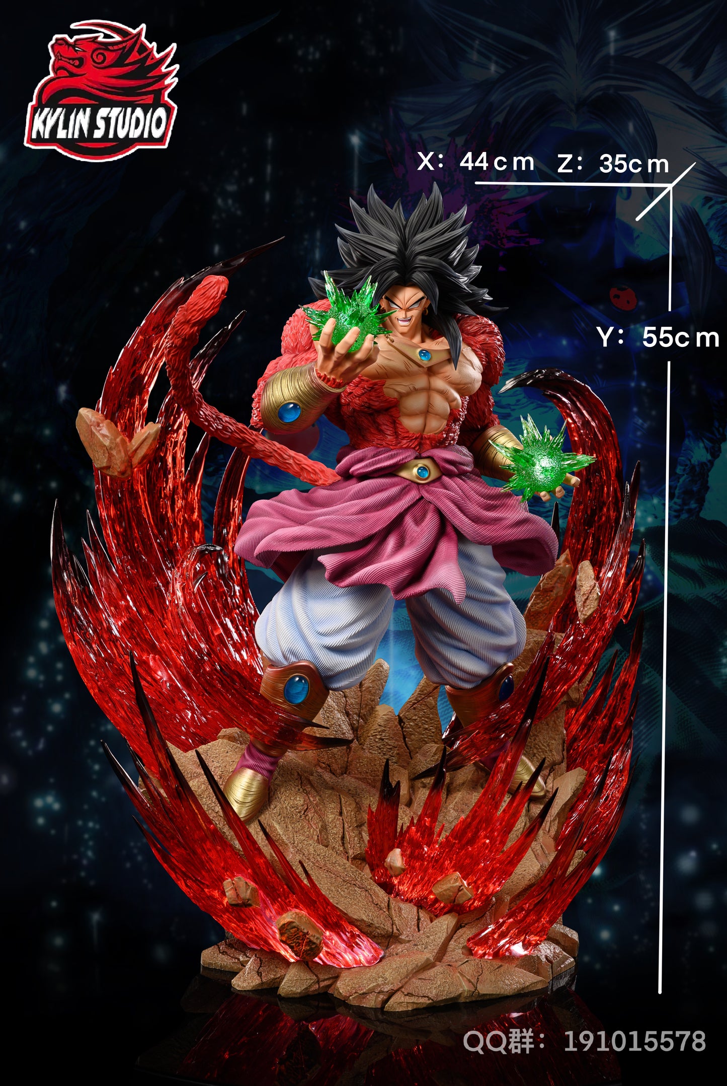 KYLIN STUDIO – DRAGON BALL Z: SUPER SAIYAN 4 SERIES 7. SUPER SAIYAN 4 BROLY [PRE-ORDER]