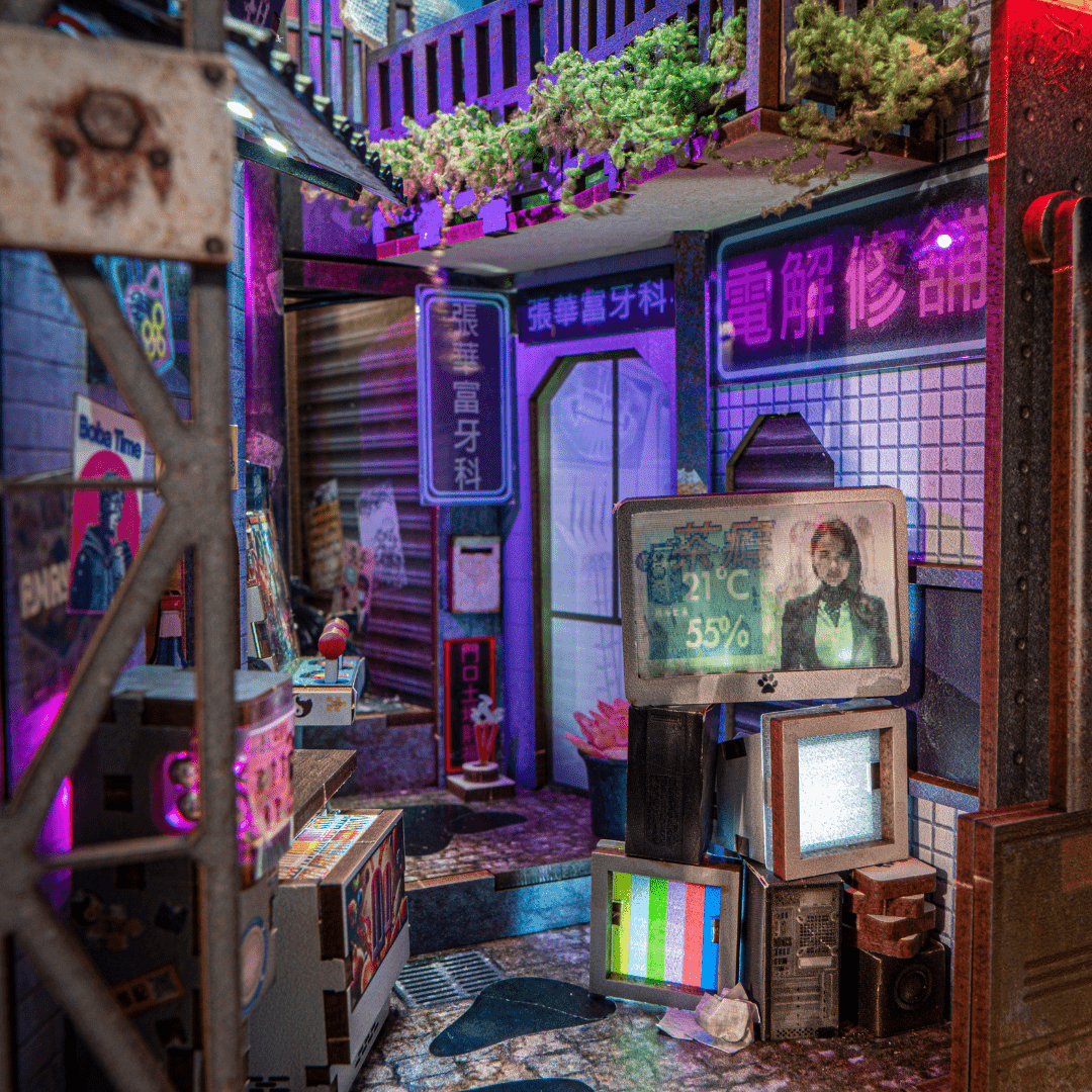ANAVRIN – KOWLOON WALLED CITY 2049 BOOK NOOK KIT 4
