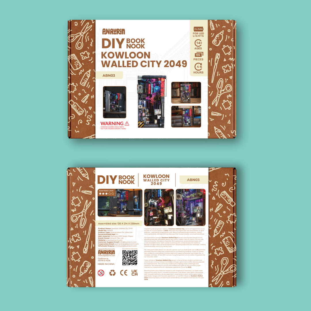 ANAVRIN – KOWLOON WALLED CITY 2049 BOOK NOOK KIT 11