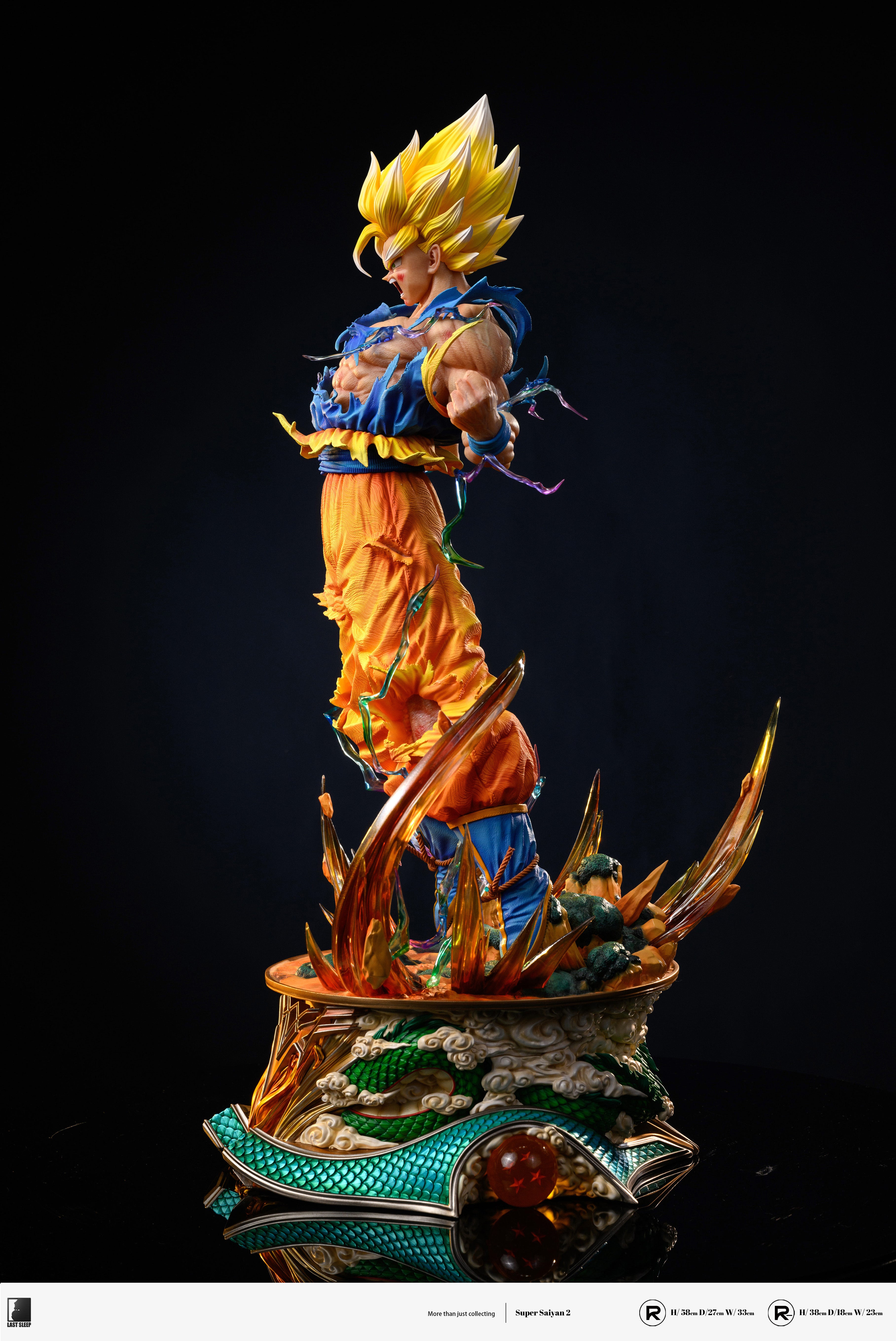 ドラゴンボール孫悟空 Goku Super Saiyan 2リペイント Yahoo!オークション - リペイント 超サイヤ人2孫悟空