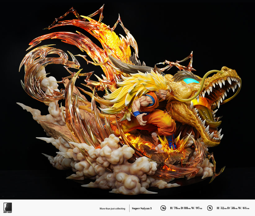 Dragon Ball #6 Super Saiyan 3 Dragon Fist Statue - Du Studio [In-Stock] main image 0