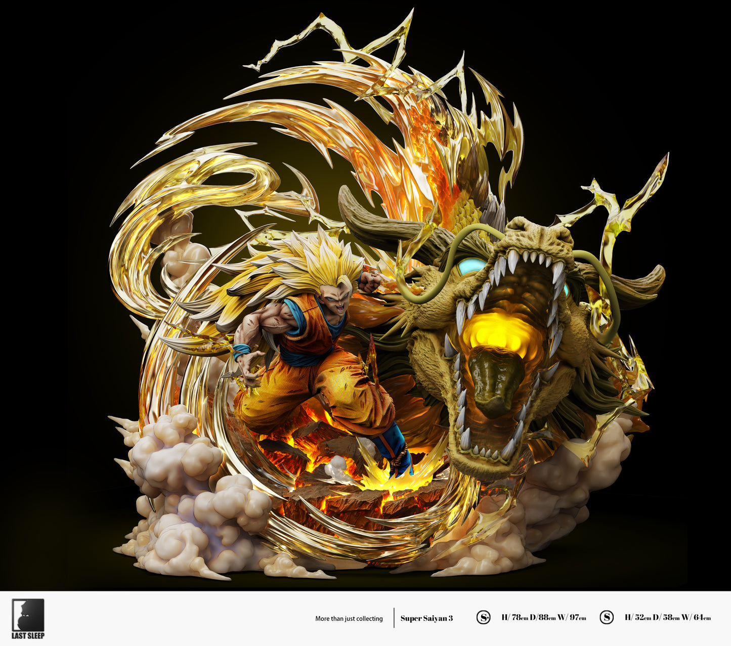 LAST SLEEP STUDIO – DRAGON BALL Z: SUPER SAIYAN 3 DRAGON FIST GOKU [PRE-ORDER]