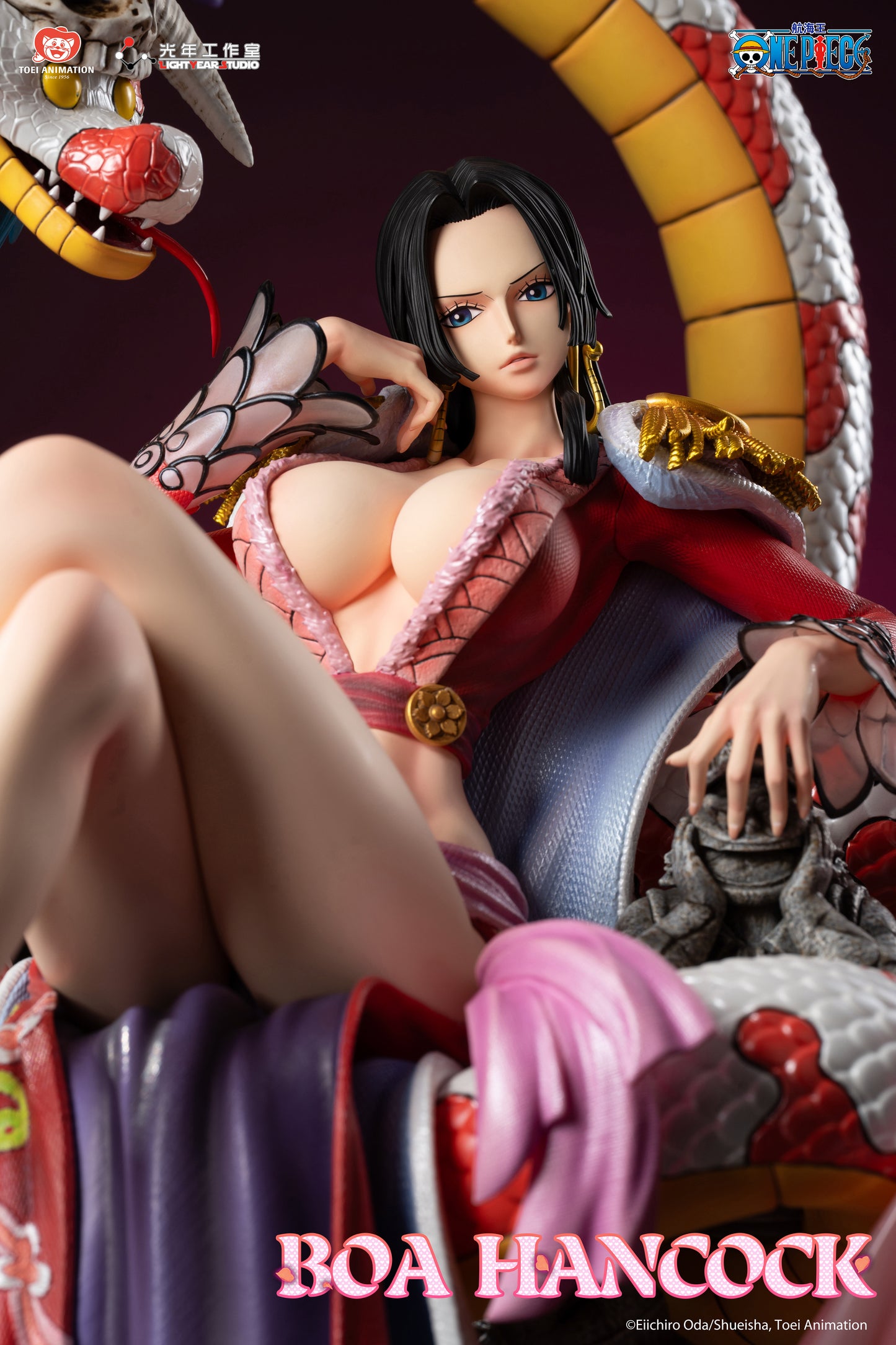 LIGHTYEAR STUDIO – ONE PIECE: 7 WARLORDS SITTING POSE SERIES 1. BOA HANCOCK (LICENSED) [PRE-ORDER]