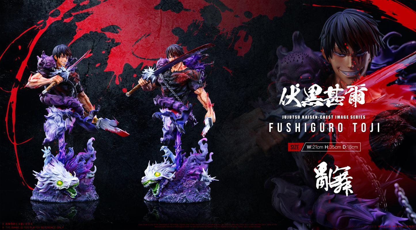LUANWU STUDIO – JUJUTSU KAISEN: INK PAINTING BUST SERIES 1. TOJI FUSHIGURO [PRE-ORDER]