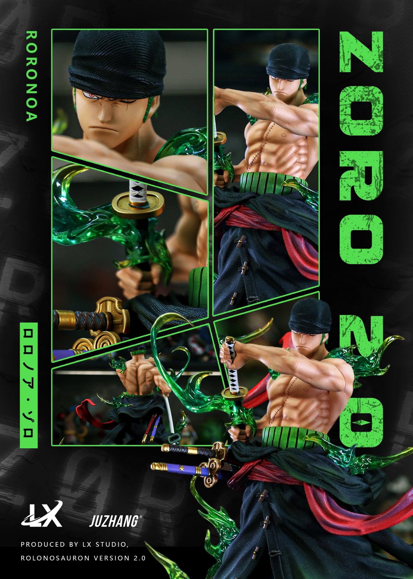 LX STUDIO – ONE PIECE: RORONOA ZORO 2.0 [PRE-ORDER]