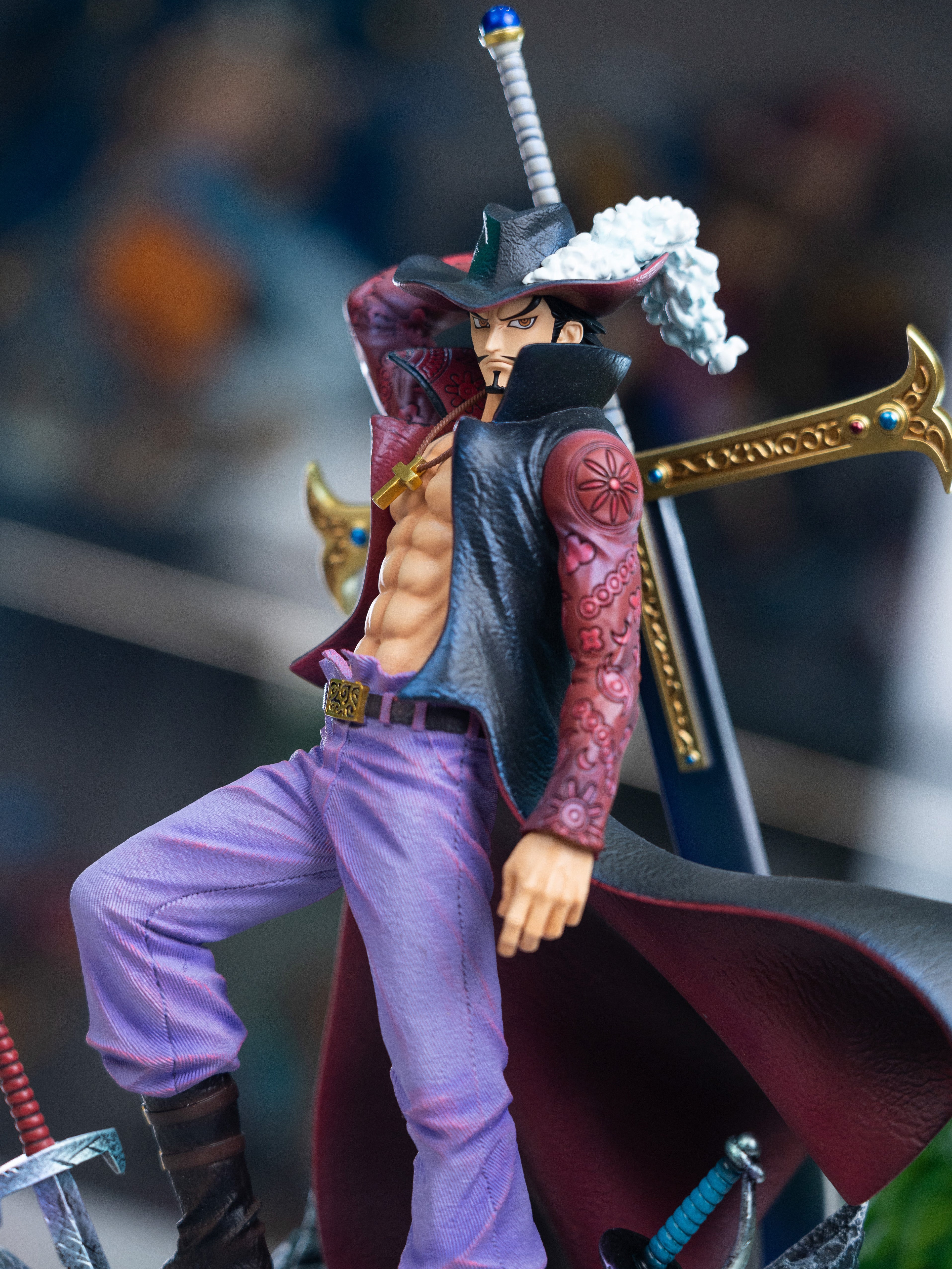 One Piece Zoro & Mihawk Figure Set Senko Zekkei Banpresto