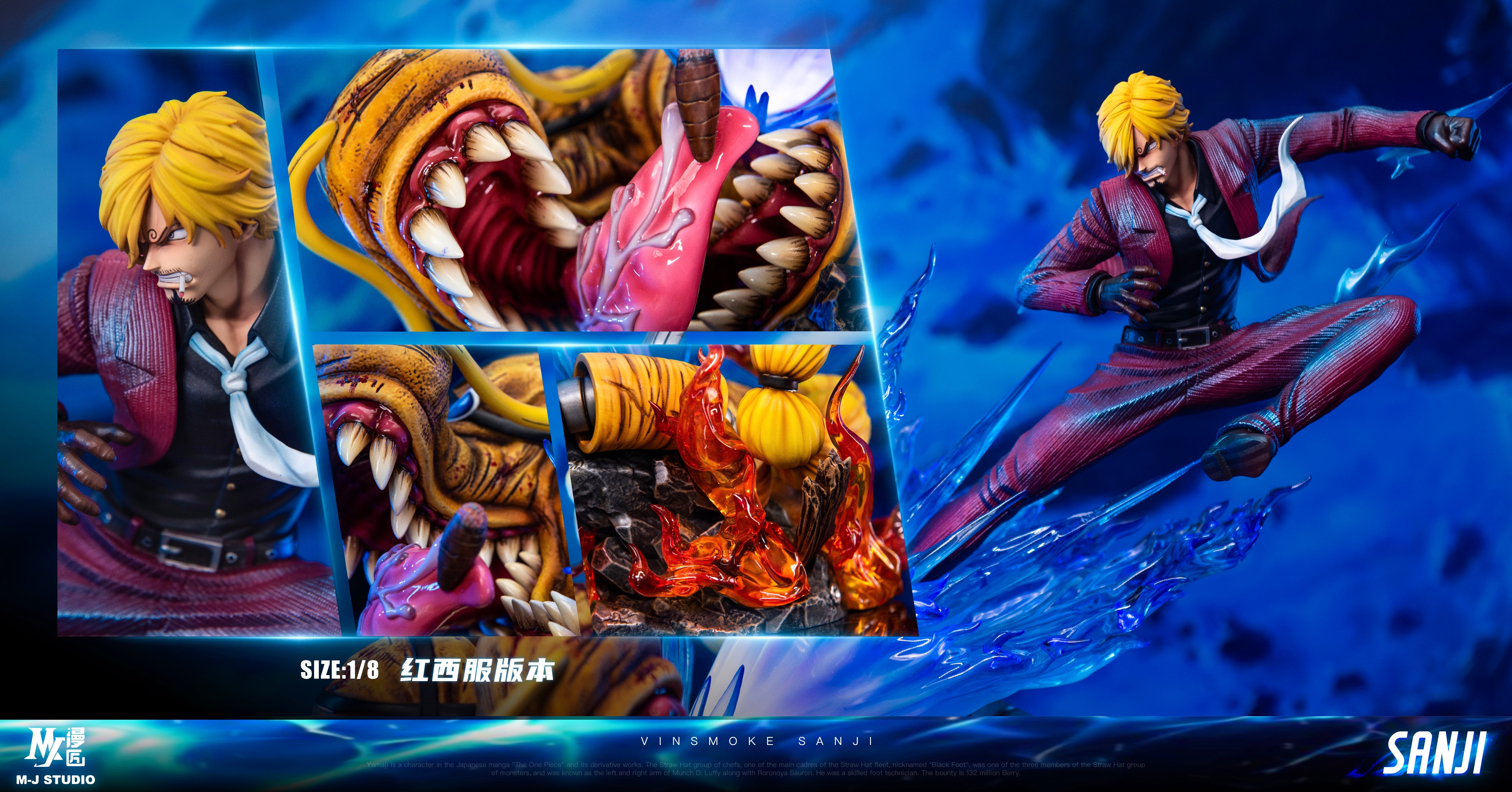 M-J STUDIO – ONE PIECE: SANJI VS QUEEN [IN STOCK] – FF COLLECTIBLES