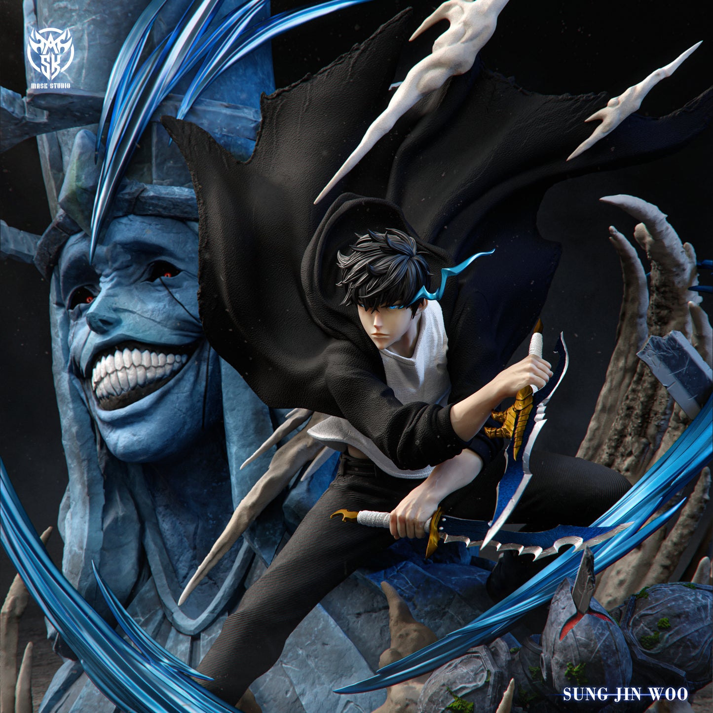 MASK STUDIO – SOLO LEVELING: SUNG JINWOO VS THE ARCHITECT [PRE-ORDER]