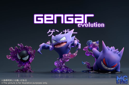 MG STUDIO – POKEMON: SCALE WORLD SERIES, GENGAR EVOLUTION FAMILY [PRE-ORDER]